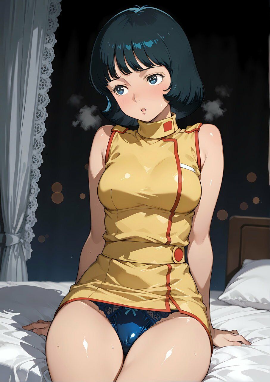 ［AIイラストCG］ ガ〇ダムヒロイン達とXXX サンプル画像1