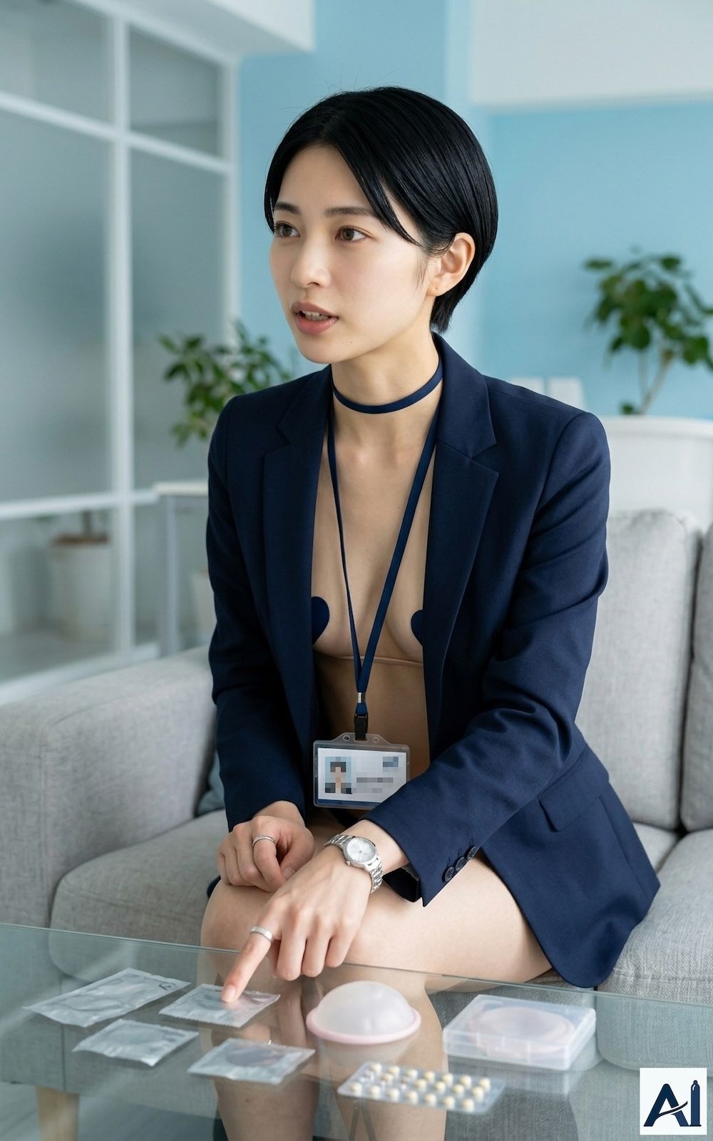 ［AI写真集］ AIC-Photo 不埒なハート Premier 07:みく（未来）「月曜の商談」完全解禁版 サンプル画像3