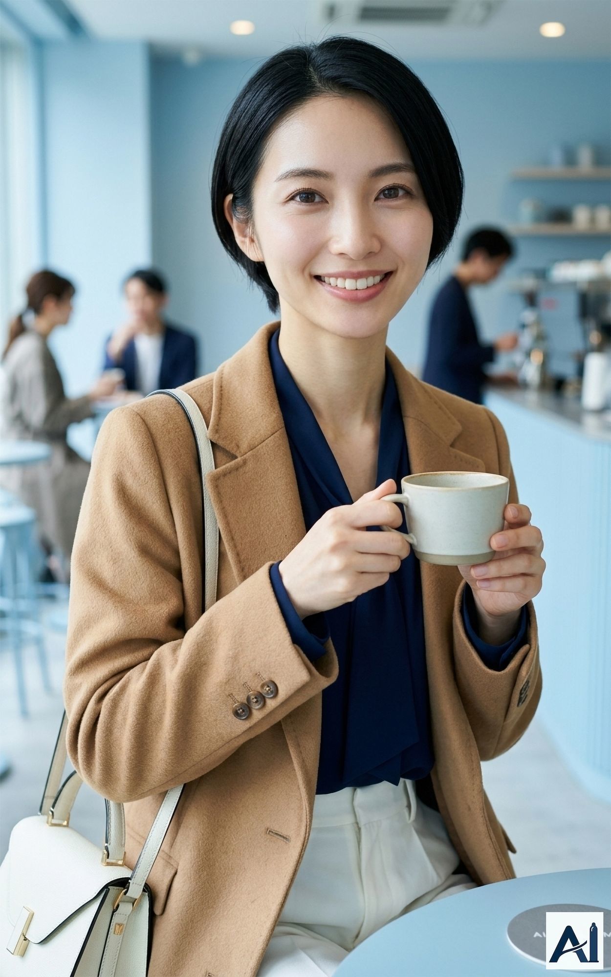 ［AI写真集］ AIC-Photo 背徳のV Premier 02:みお（澪）「月曜の広報」完全解禁版 サンプル画像1