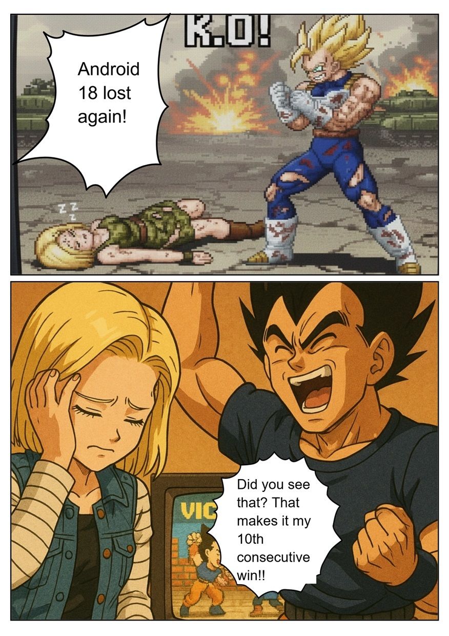 ［English］Android 18 is seduced by a Saiyan during a brief time alone with him while drinking. While Krillin is asleep， she continues to have sex with the Saiyan until morning… サンプル画像3