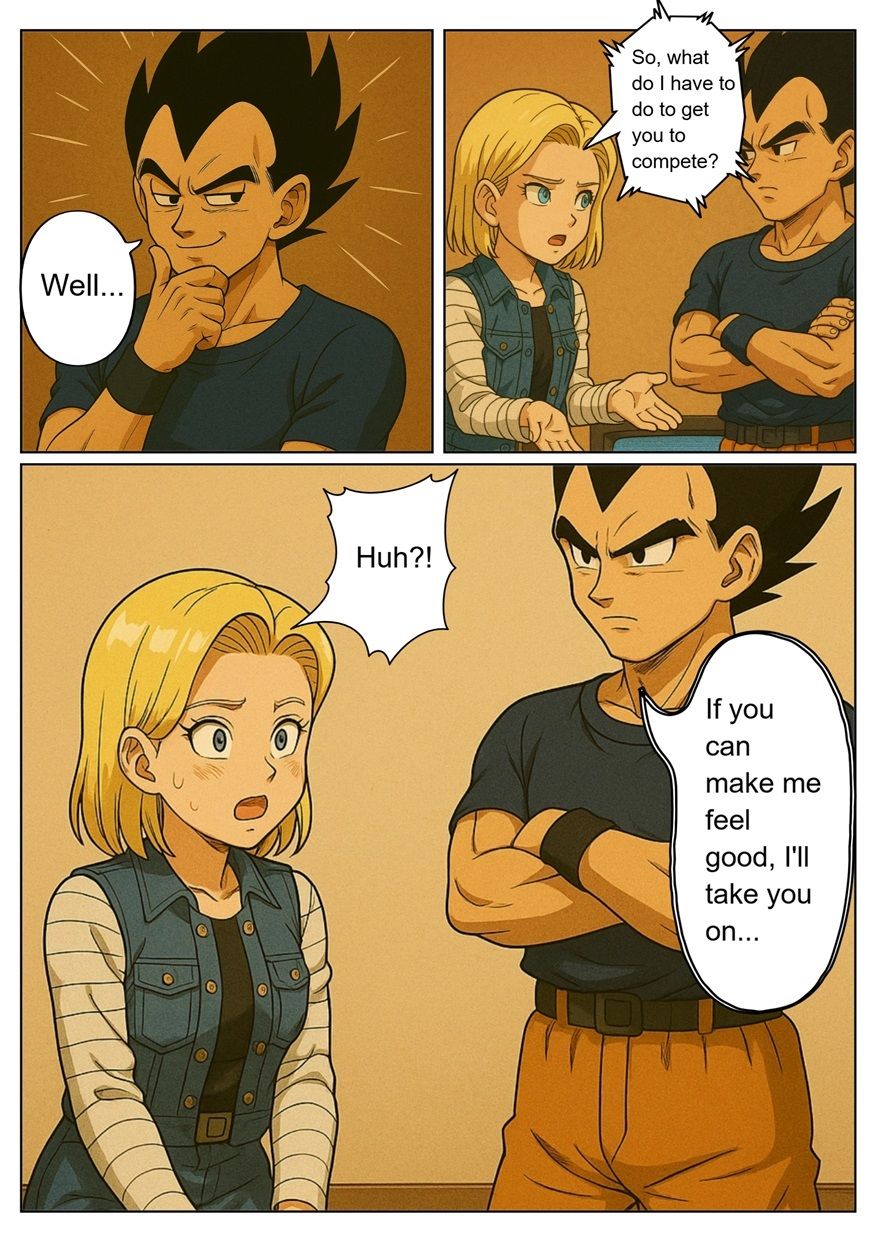 ［English］Android 18 is seduced by a Saiyan during a brief time alone with him while drinking. While Krillin is asleep， she continues to have sex with the Saiyan until morning… サンプル画像6
