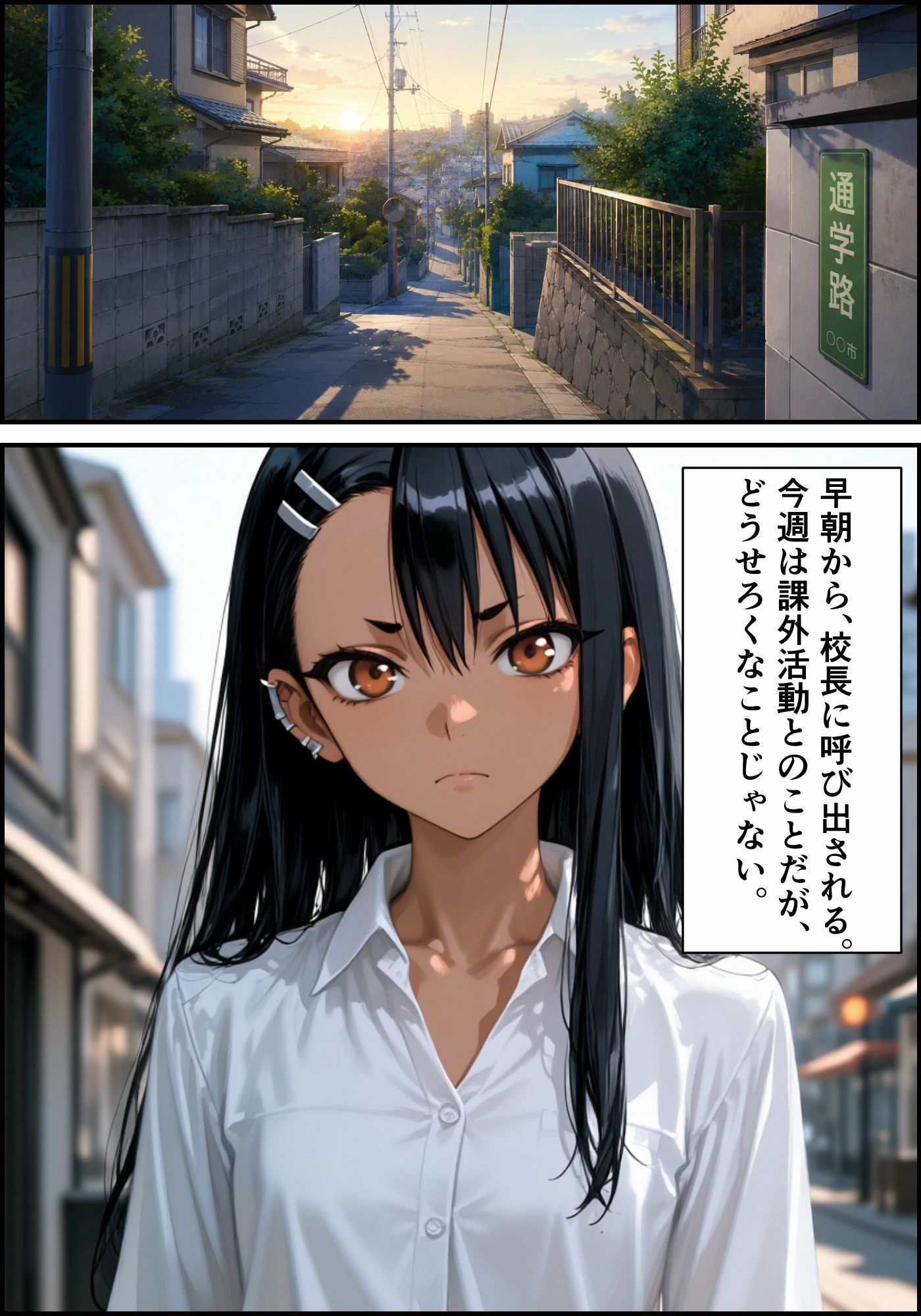 ［漫画仕立て］センパイを守るために校長に抱かれてます 第四話 サンプル画像1