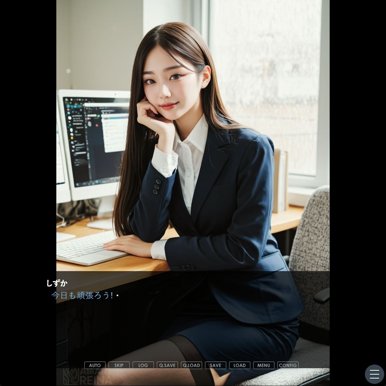 OLしずかの監禁調教日記〜静寂の檻〜＜ノベルゲーム＞（実写系） サンプル画像3