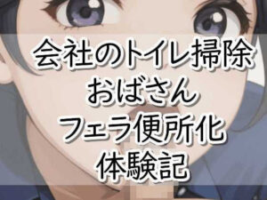 【R18小説】会社のトイレ掃除おばさんフェラ便所化 体験記