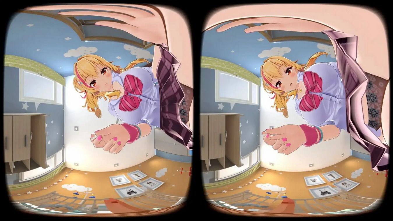 【4KVR 3Dエロアニメ】バブみ巨乳ギャルといちゃアマしまちょうね〜（はーと）【園原あいり】【VRデバイス用】 サンプル画像3