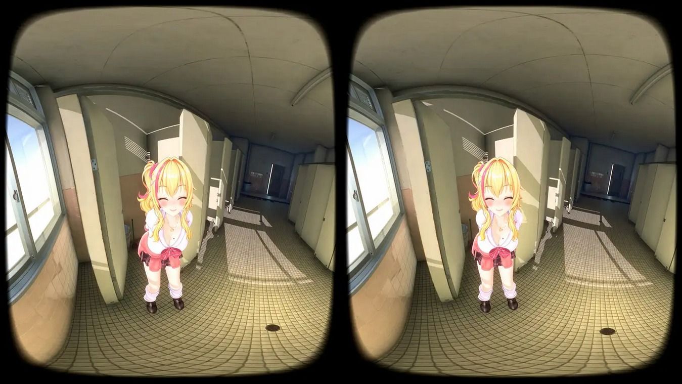 【4KVR 3Dエロアニメ】真昼に白濁を注いで 〜トイレでギャルとどすけべえっち〜【園原あいり】【VRデバイス用】 サンプル画像3