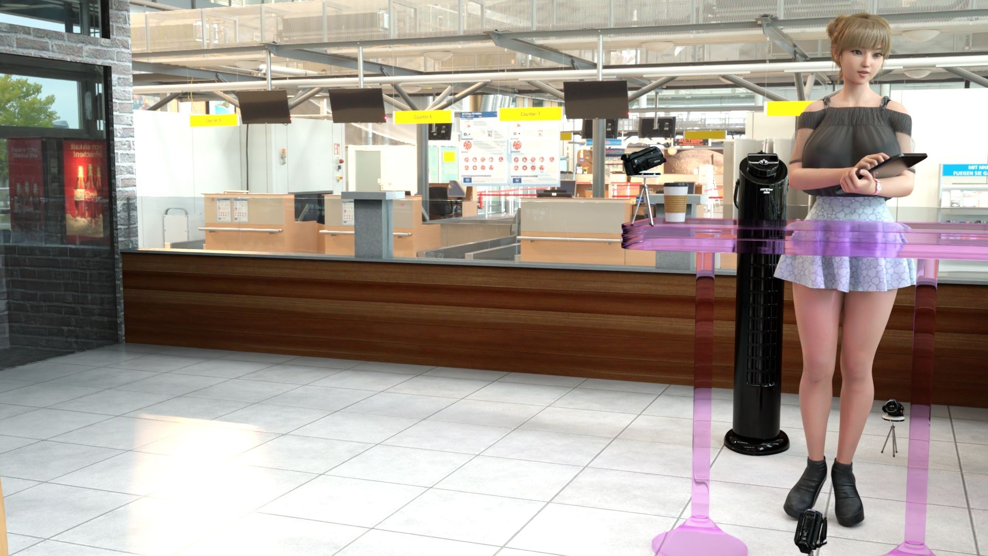 【▲100】日本語★廻里の自撮りWEBラジオ『廻里のGuriGuri（グリグリ）5thシーズン』官能小説朗読＃第1週_その4:女子テニス部の女王のスカート内を盗撮したことがバレて・・。〜情の揺らぎ〜 サンプル画像3