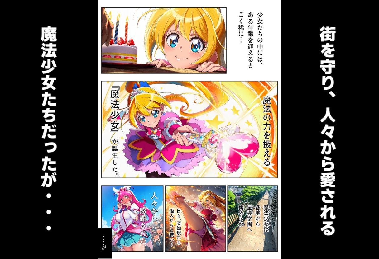 【お試し価格】敗北魔法少女の末路 〜地獄の学校生活編  前編〜 サンプル画像1