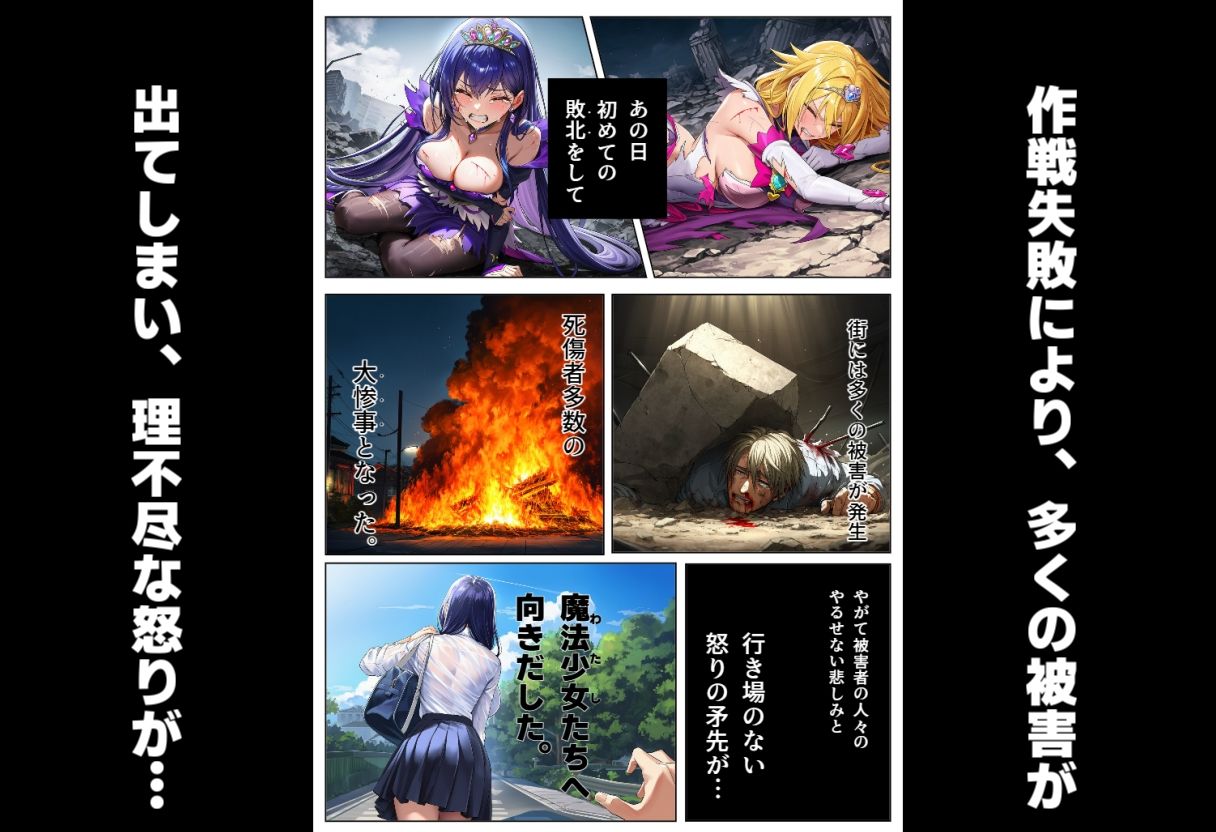 【お試し価格】敗北魔法少女の末路 〜地獄の学校生活編  前編〜 サンプル画像2