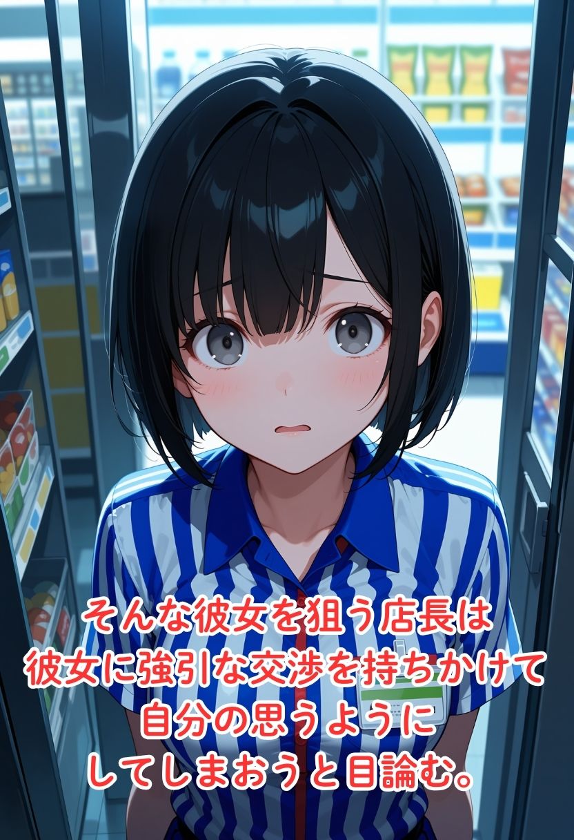 【アニメ】彼氏大好き女子大生が店長の強引寝取りに堕ちるまで サンプル画像2