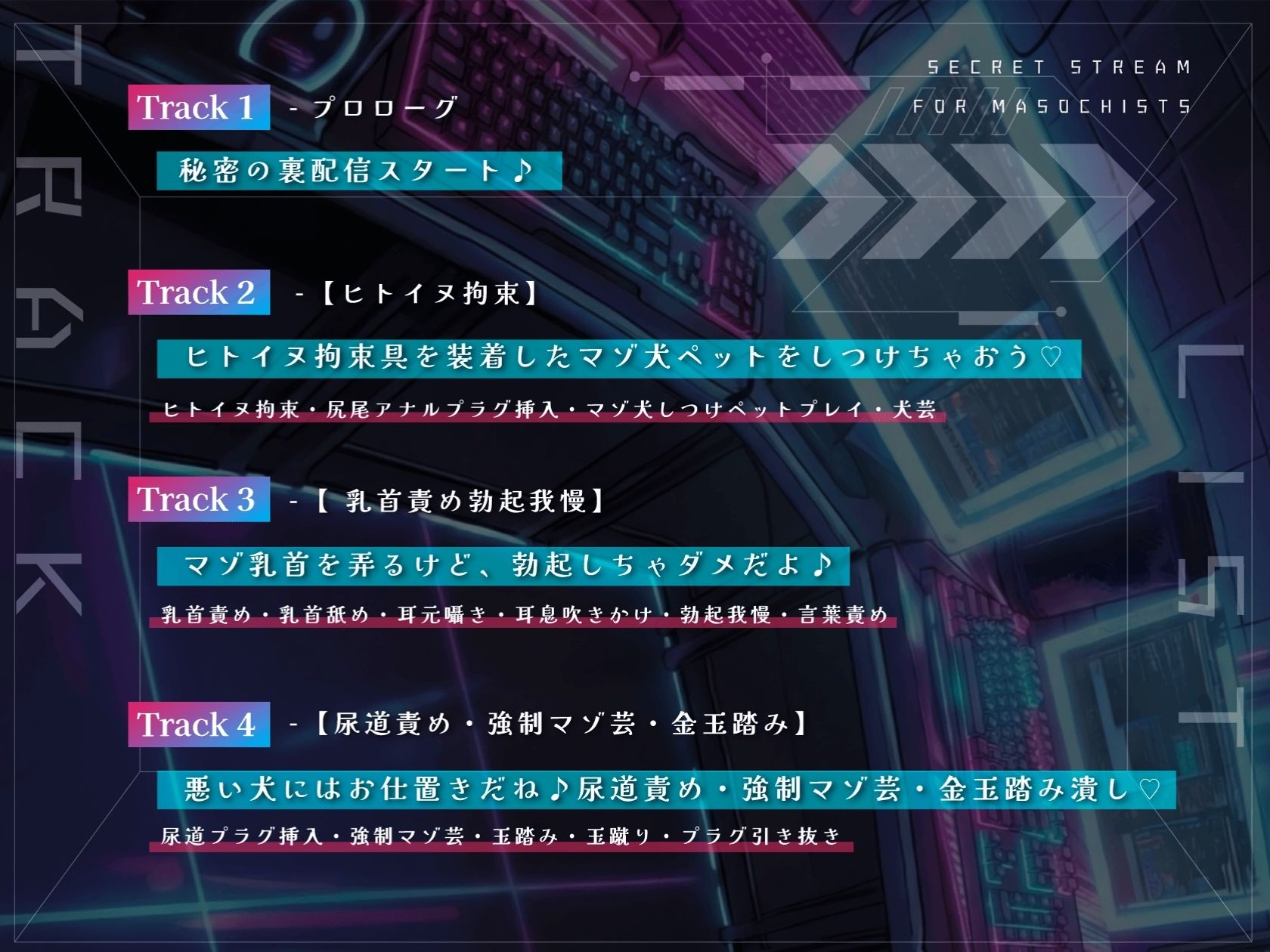 【ドM向け】裏配信 〜配信者のマゾ犬ペットになって調教ライブ配信〜 サンプル画像3