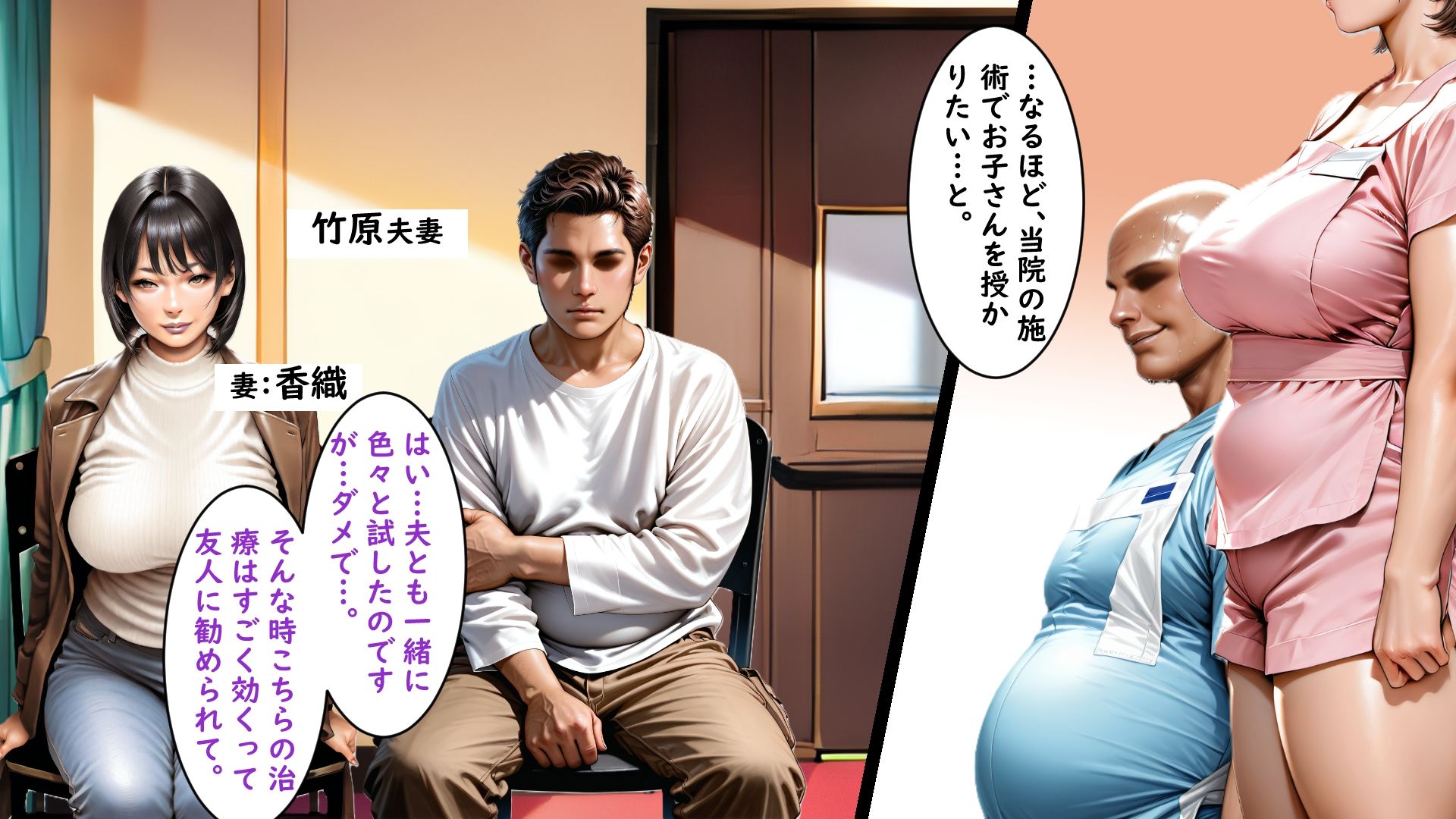 【ボイスコミック風】夫思いの良妻が托卵妻に堕ちるまで サンプル画像1