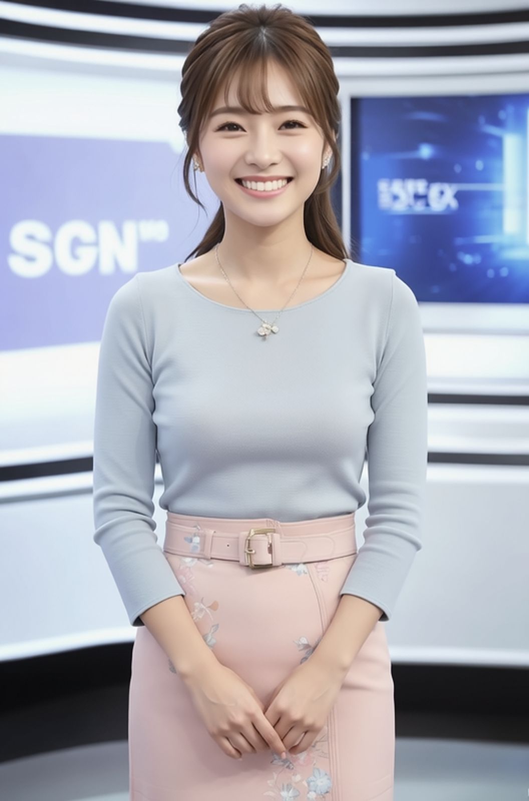 【動画】GGC vol.35 女子アナ編12  【パンチラ・フェラ・顔射】 サンプル画像5