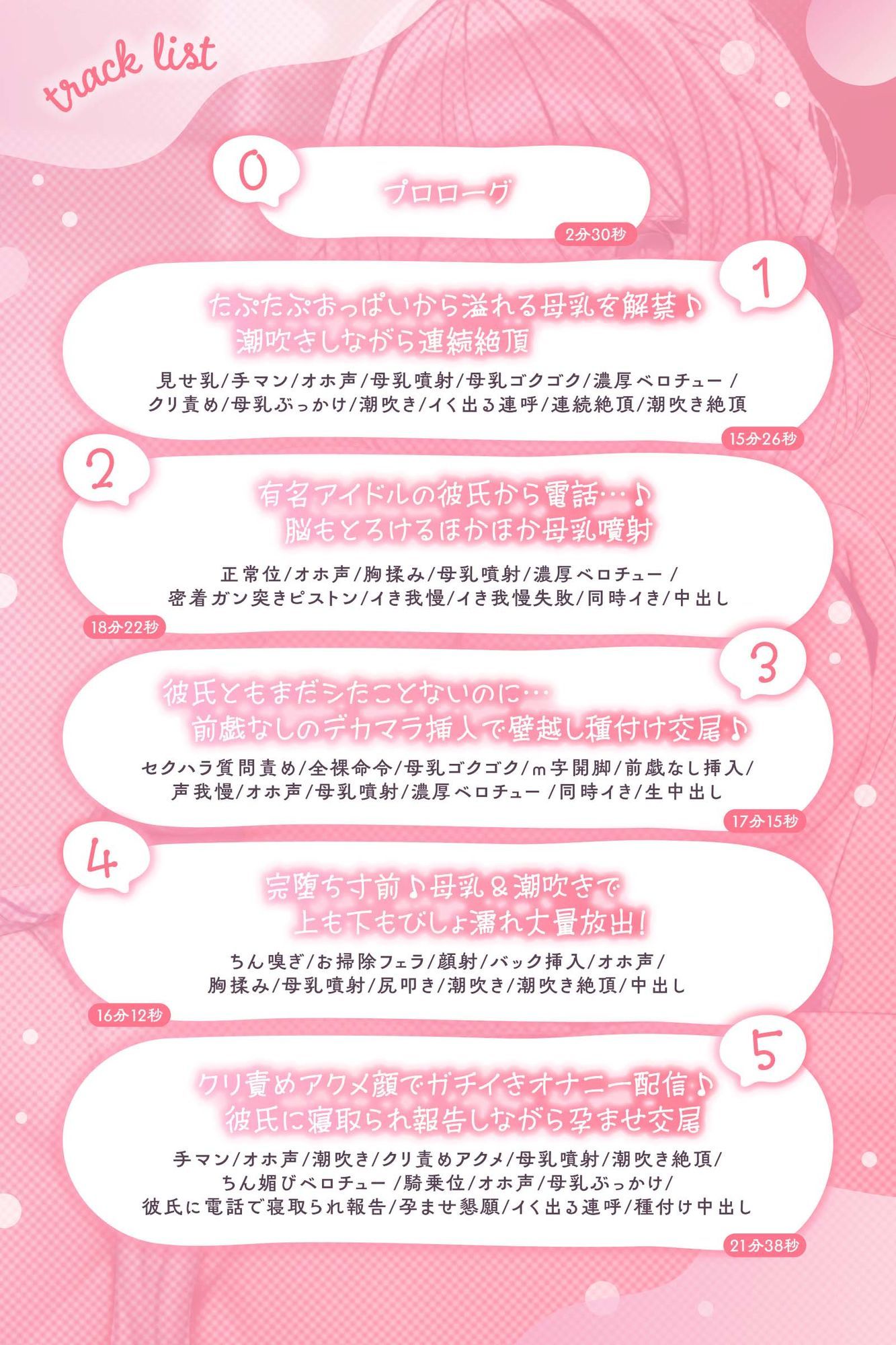 【壁越しNTR】母乳ダダ漏れ体質〜母乳ダダ漏れ体質のアイドルと濃厚ベロチュー浮気で甘とろ脳イき交尾〜 サンプル画像3