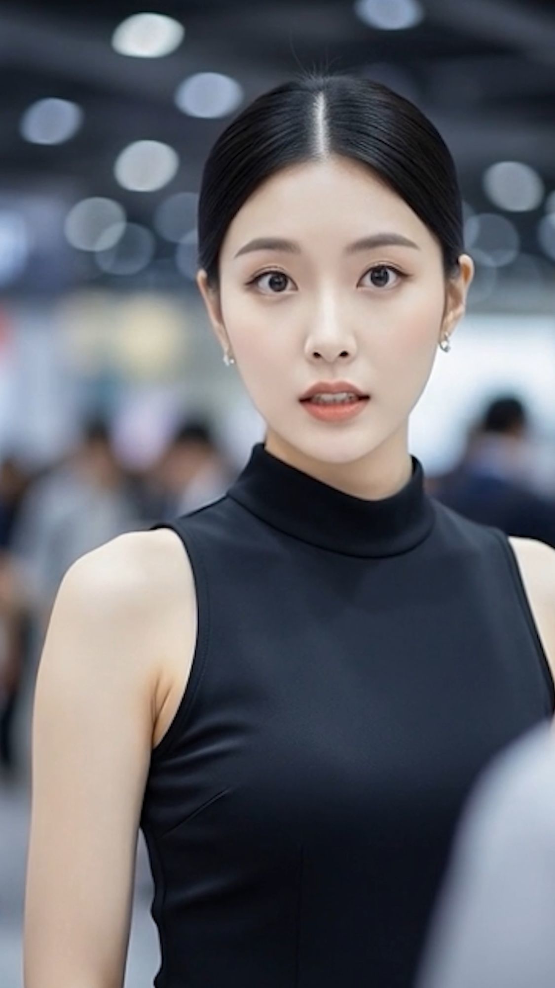 【脚・胸】バーチャルRQ:パンストを包む肉感的な「あんよ」の至近距離観察 サンプル画像4