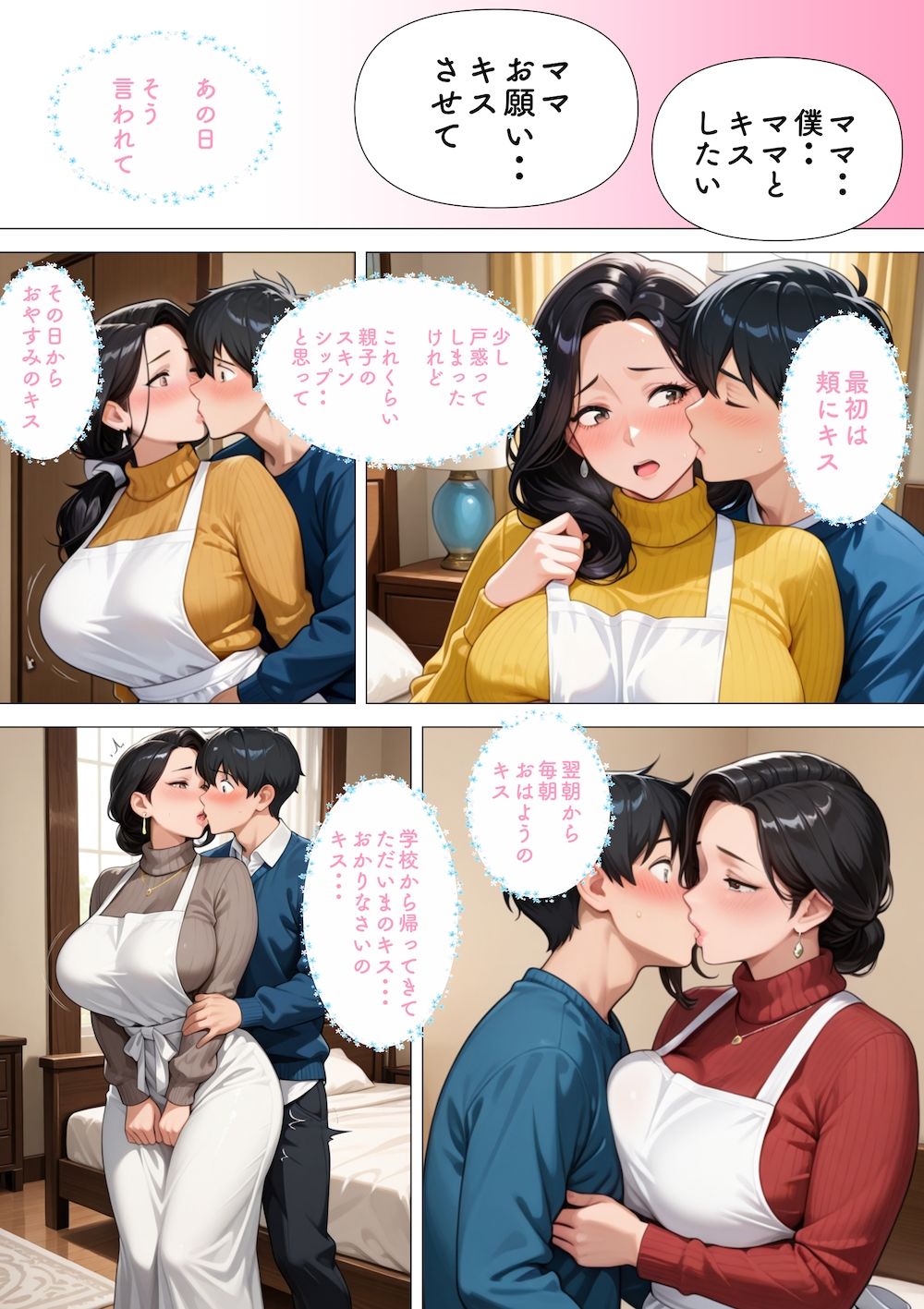 かつてアイドルだった母親が、かつての衣装を着せられて息子の恋人になる話 サンプル画像3