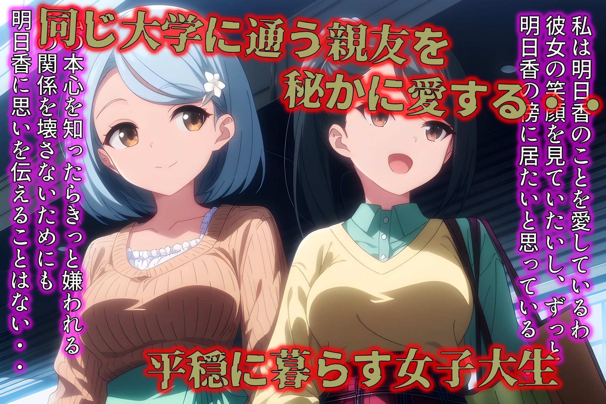 ふたなり搾精地獄 –国家のために人柱となる百合カップル– サンプル画像1