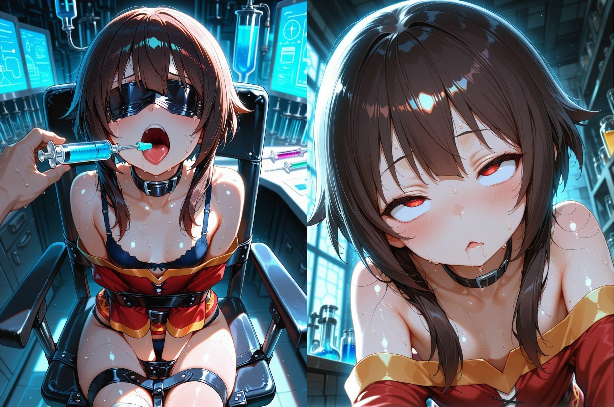 め〇みんが研究所で人体改造される（ふたなり・妊娠） サンプル画像2