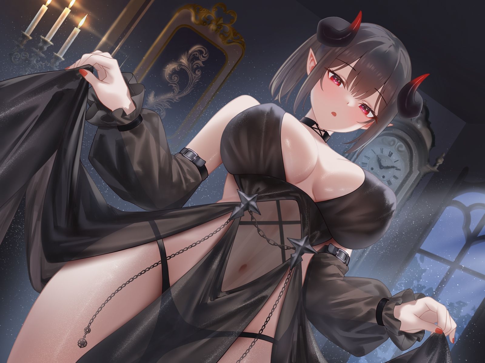 クールな側近書記官イリスの事務的性欲処理業務「しっかりして下さい魔王様。弱点がバレバレです」 サンプル画像4