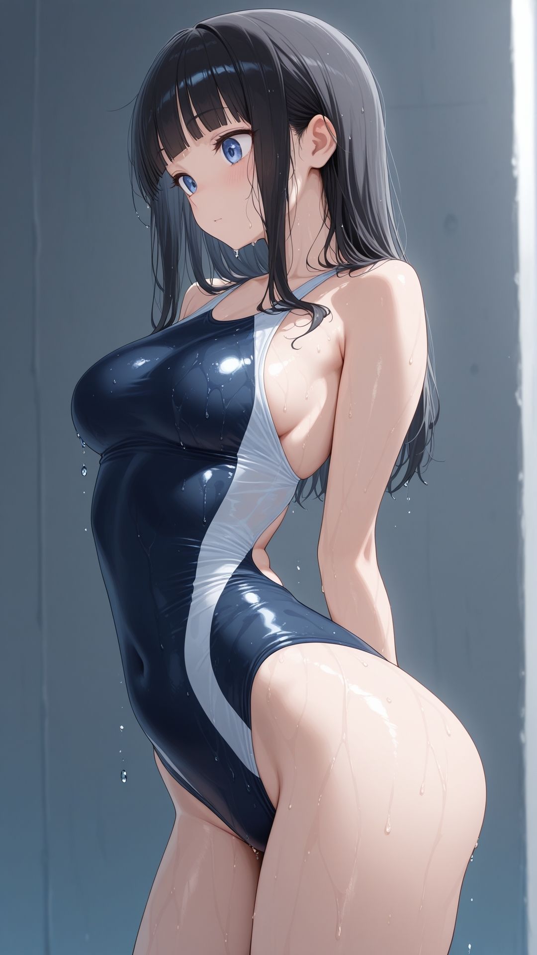 スクール水着（全年齢版）濡れ サンプル画像10