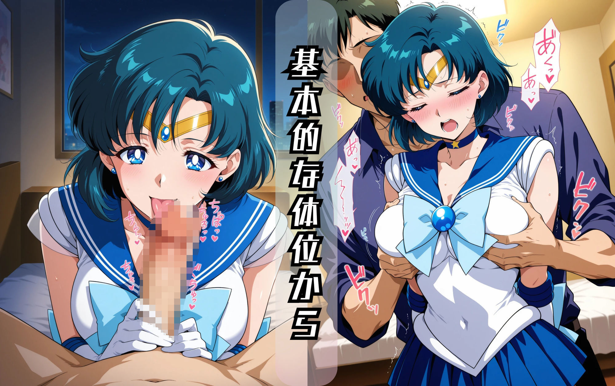 セーラーマーキュ〇ーのエッチな日々 サンプル画像2