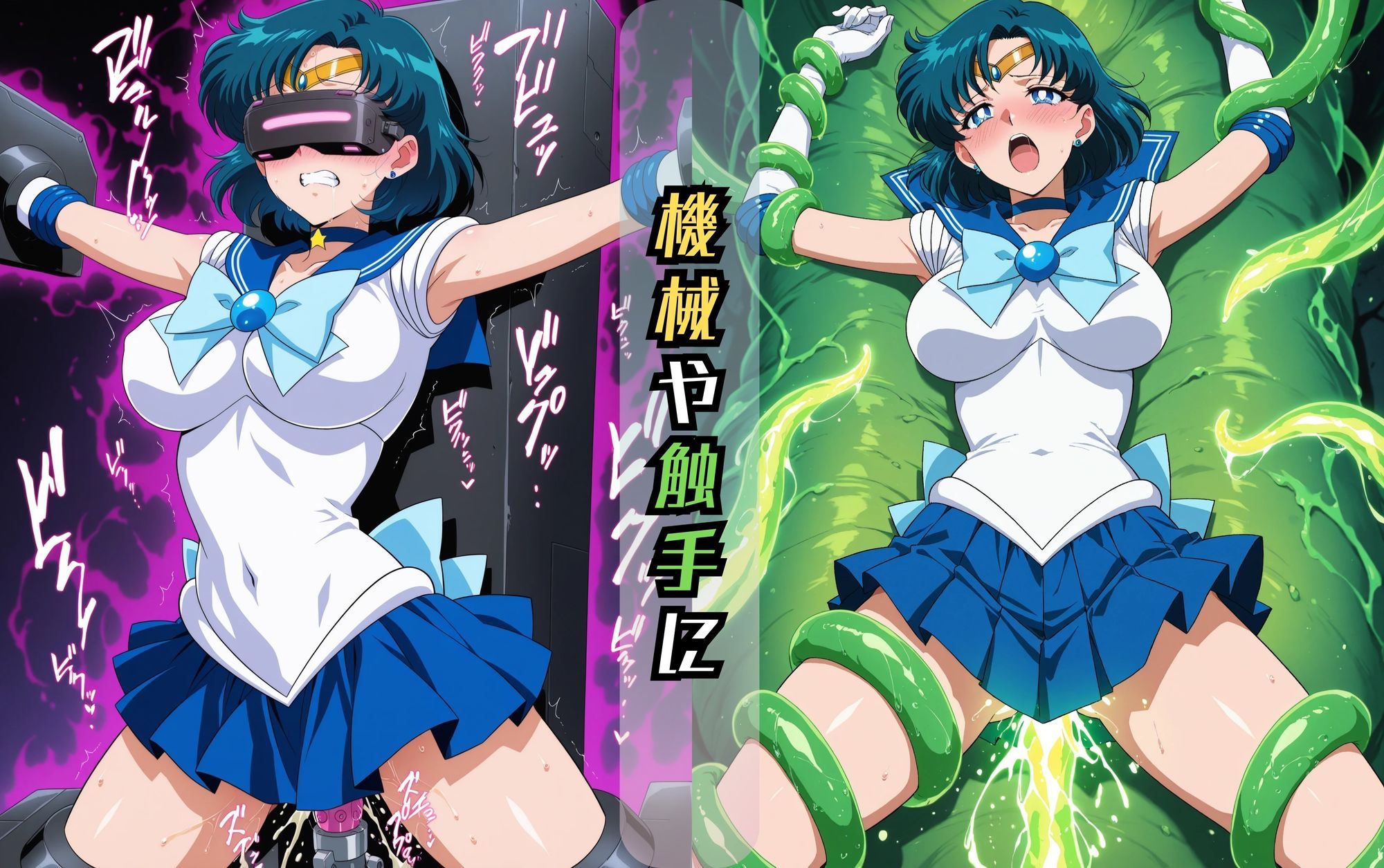 セーラーマーキュ〇ーのエッチな日々 サンプル画像5