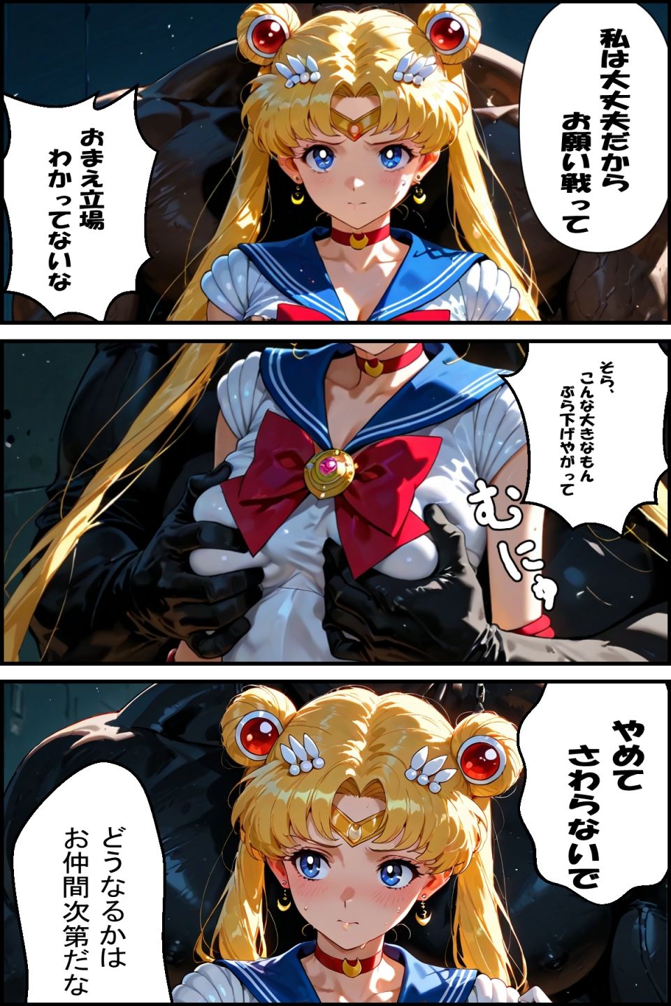 セーラー戦士敗北 〜私がかわりになります〜 サンプル画像4