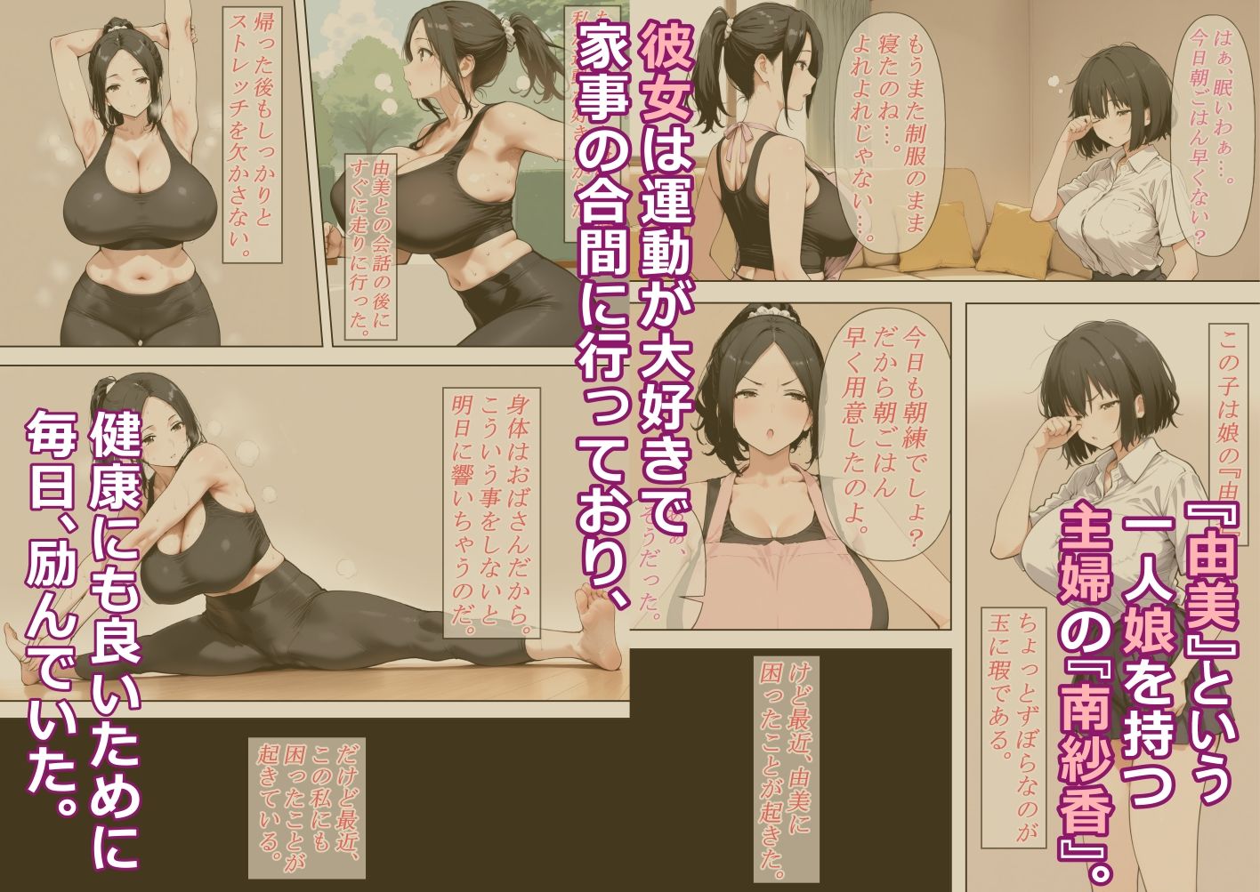 ドスケベボディの人妻に憑依してド変態オナニーしまくる話。 サンプル画像1