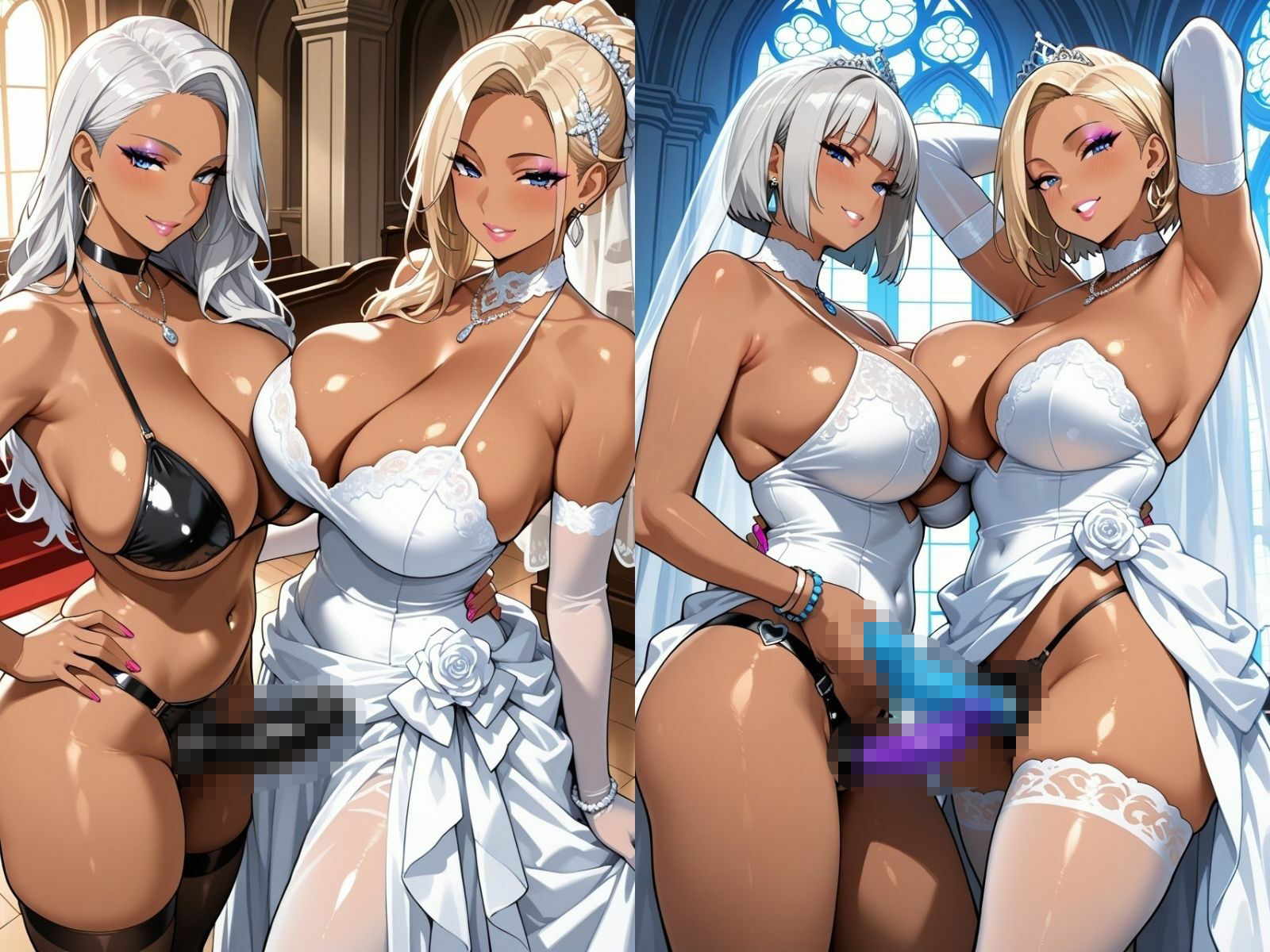 ペニバンメスイキ倶楽部〜花嫁ギャル編〜 サンプル画像3