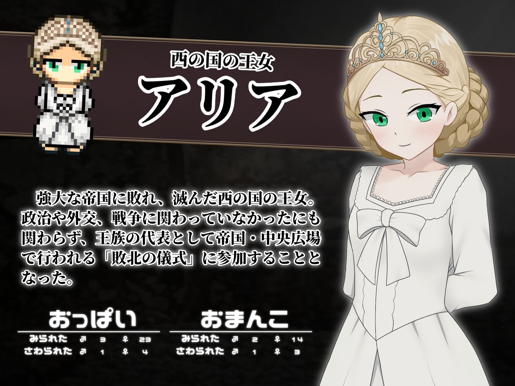 マケヒメゼンラ 〜敗戦国の姫君は中央広場で全裸にされる〜 サンプル画像4