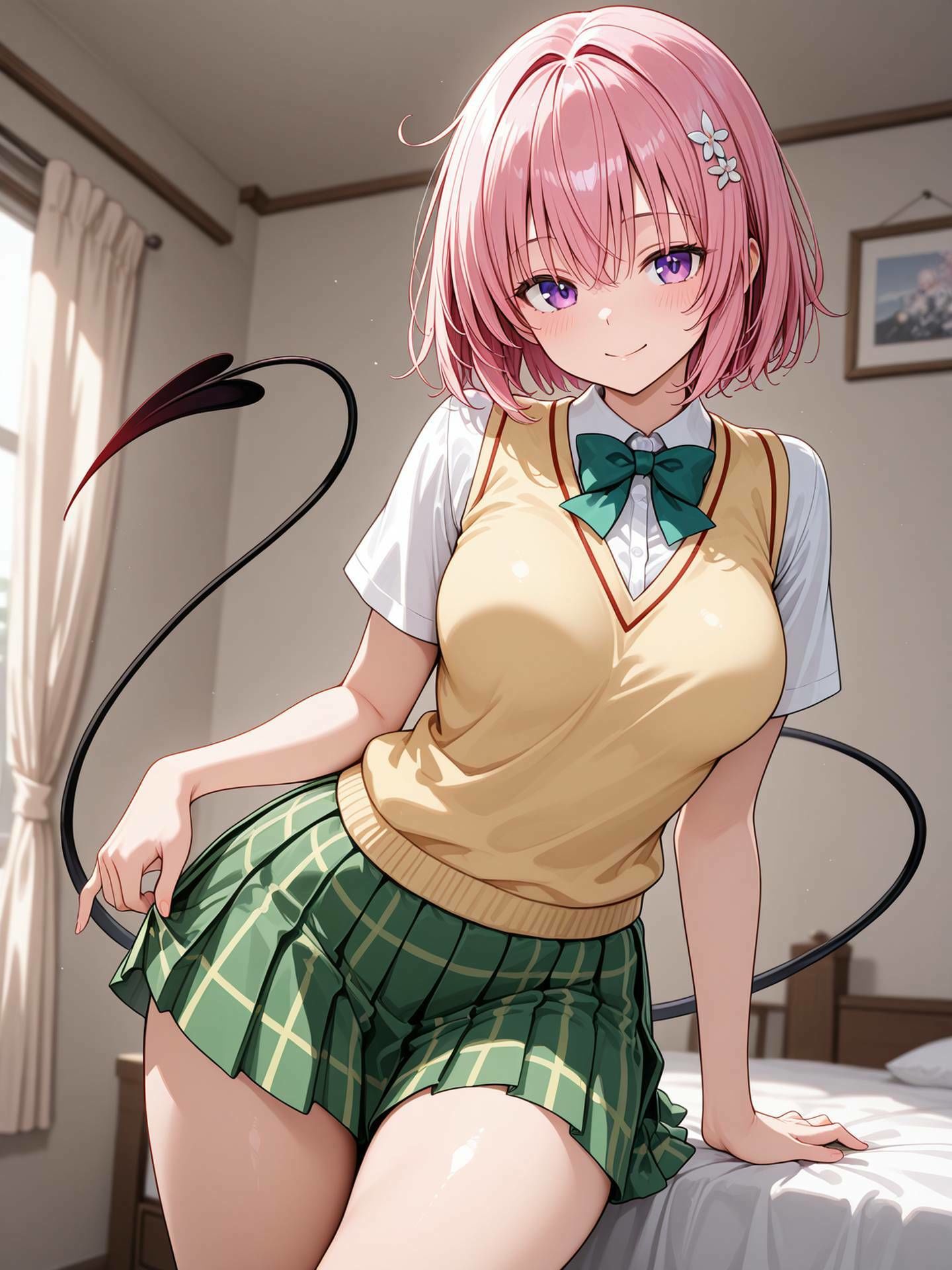 モモちゃんと濃厚セックス！ サンプル画像1