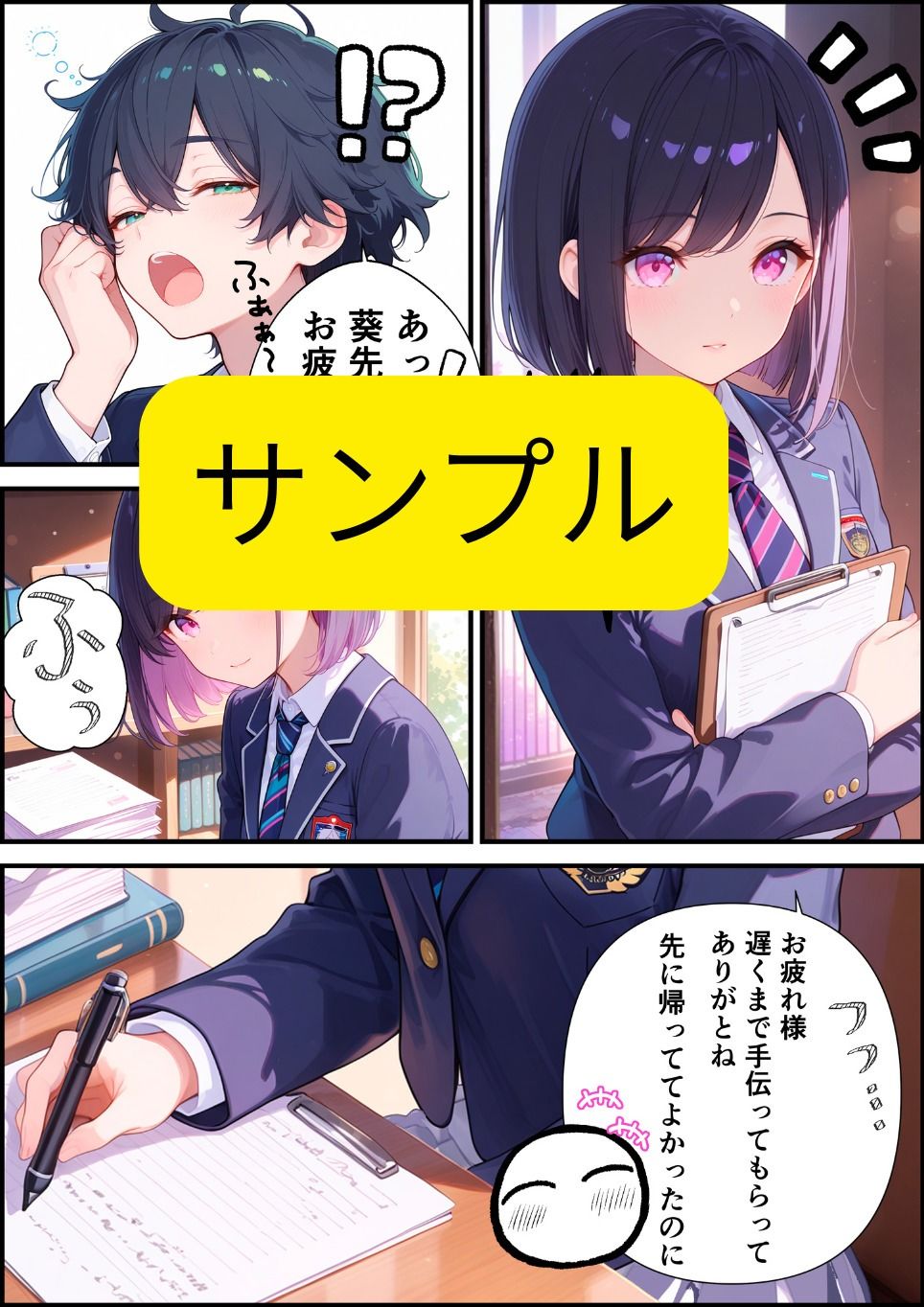 僕の生徒会長は隠れ巨乳です サンプル画像2