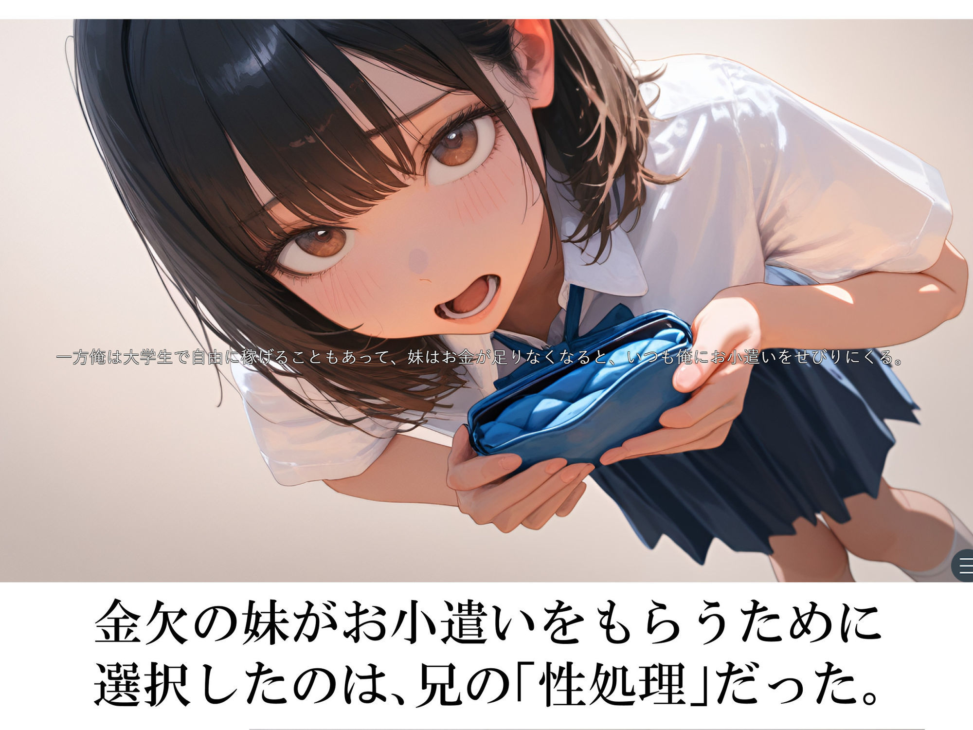 兄の性欲処理でお小遣いを稼ぐ妹【ゲーム版】 サンプル画像3