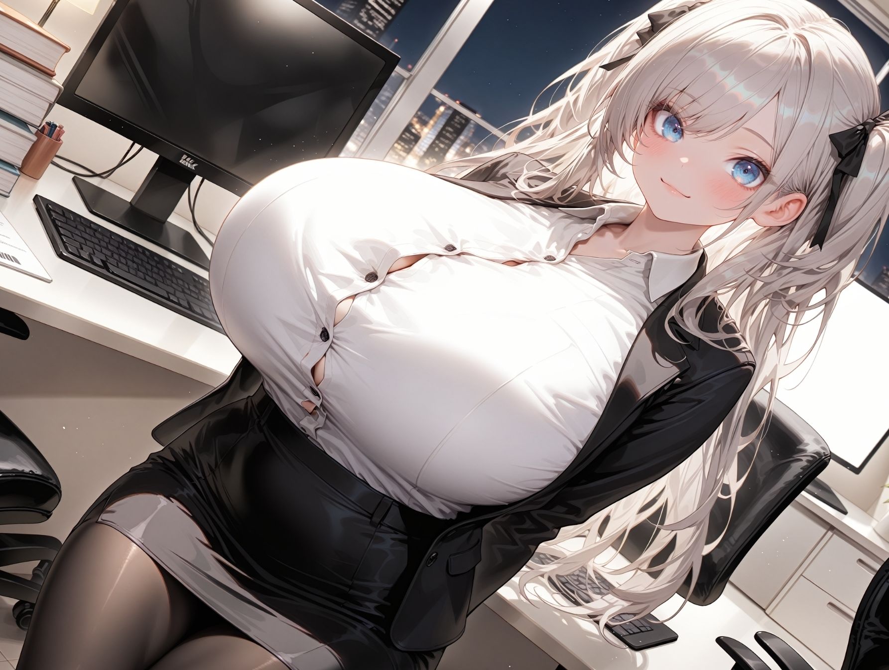 先輩、私とえっちな特訓しませんか？からかい後輩OLのゼロ距離オフィス誘惑からホテルで猛特訓 サンプル画像3