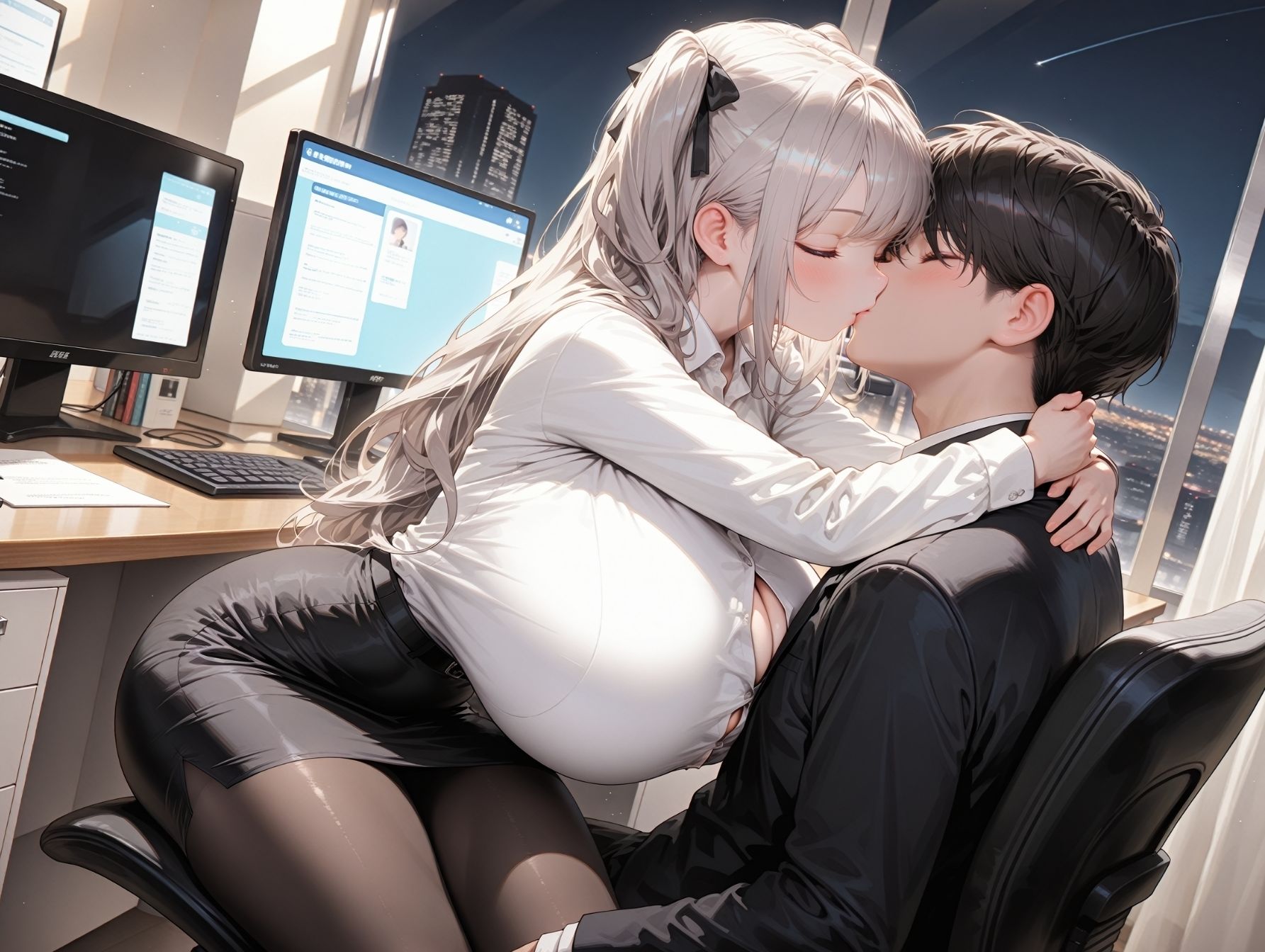 先輩、私とえっちな特訓しませんか？からかい後輩OLのゼロ距離オフィス誘惑からホテルで猛特訓 サンプル画像4