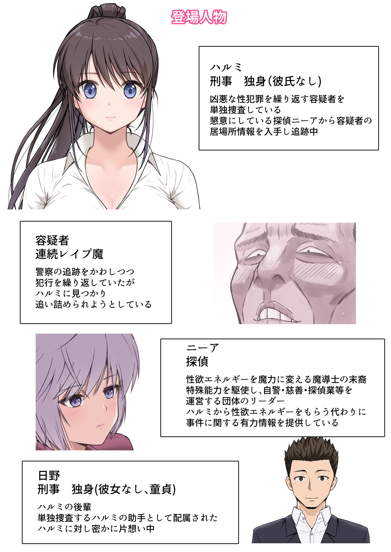 刑事ハルミ  ハードリメイク（上巻） サンプル画像1