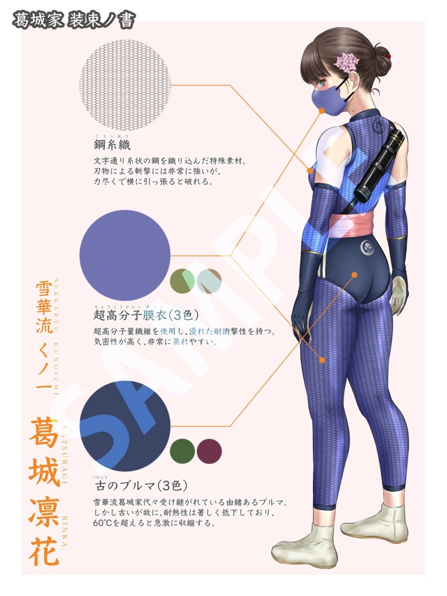 匂い立つ恥臭 〜葛城家くノ一の確執〜 サンプル画像1