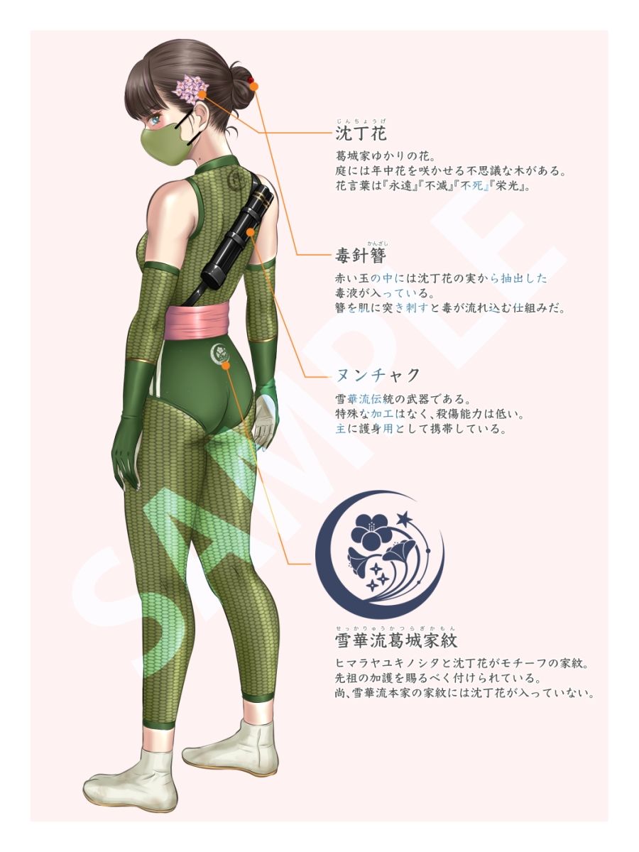 匂い立つ恥臭 〜葛城家くノ一の確執〜 サンプル画像2