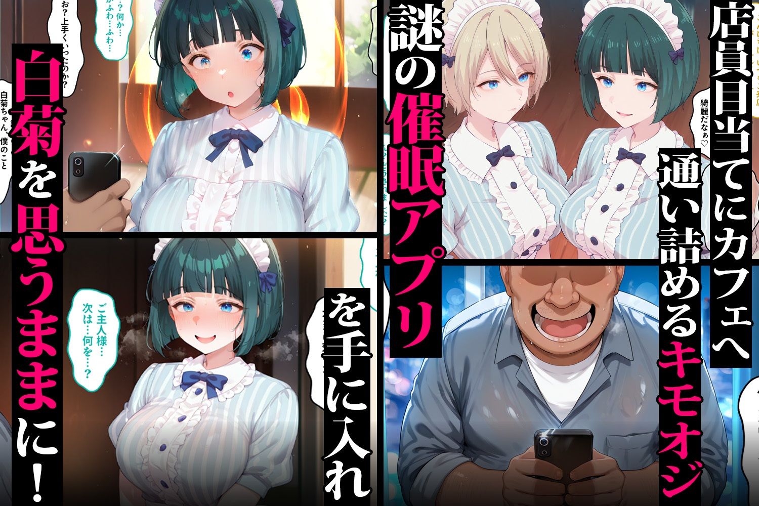 底辺ストーカーの逆転催●（はーと） 紅葉＆白菊がイキ狂い中出しされる話 サンプル画像1