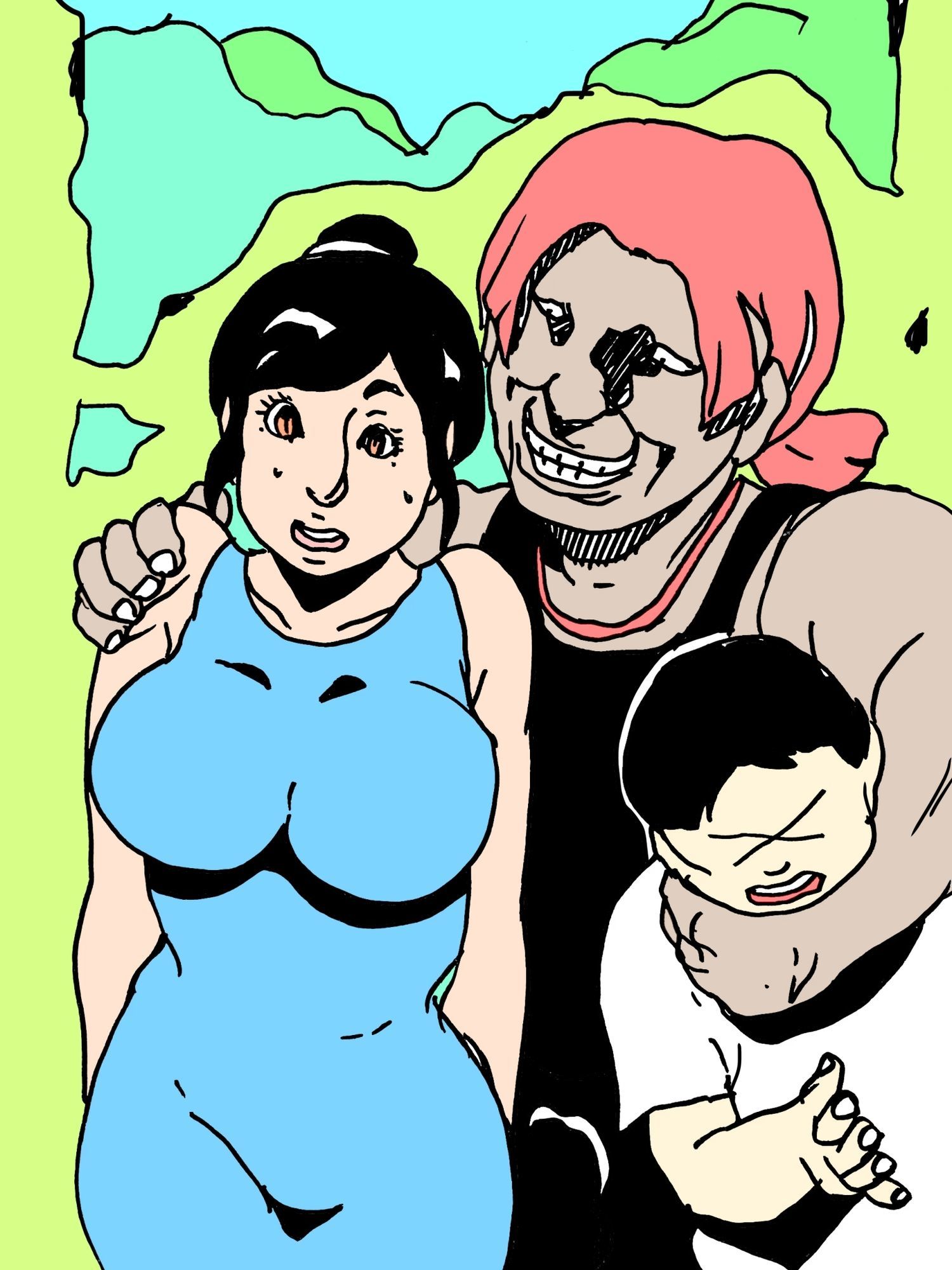 数年ぶりに再会した親友とその奥さんと仲良くなれて幸せです サンプル画像9