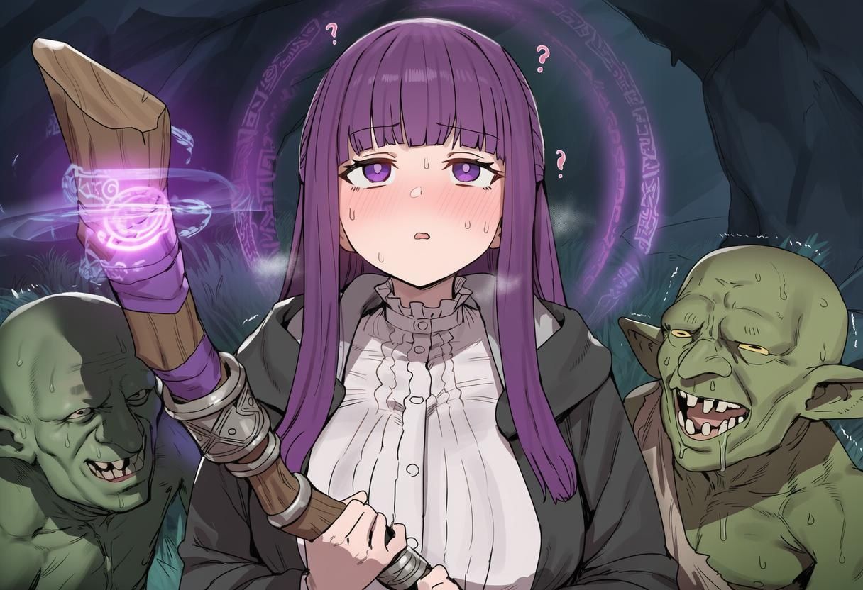 断罪の魔法使いがゴブリンの巣穴で… 〜フェルン無限種付け記録〜 高慢な彼女が雌の顔になるまで サンプル画像3