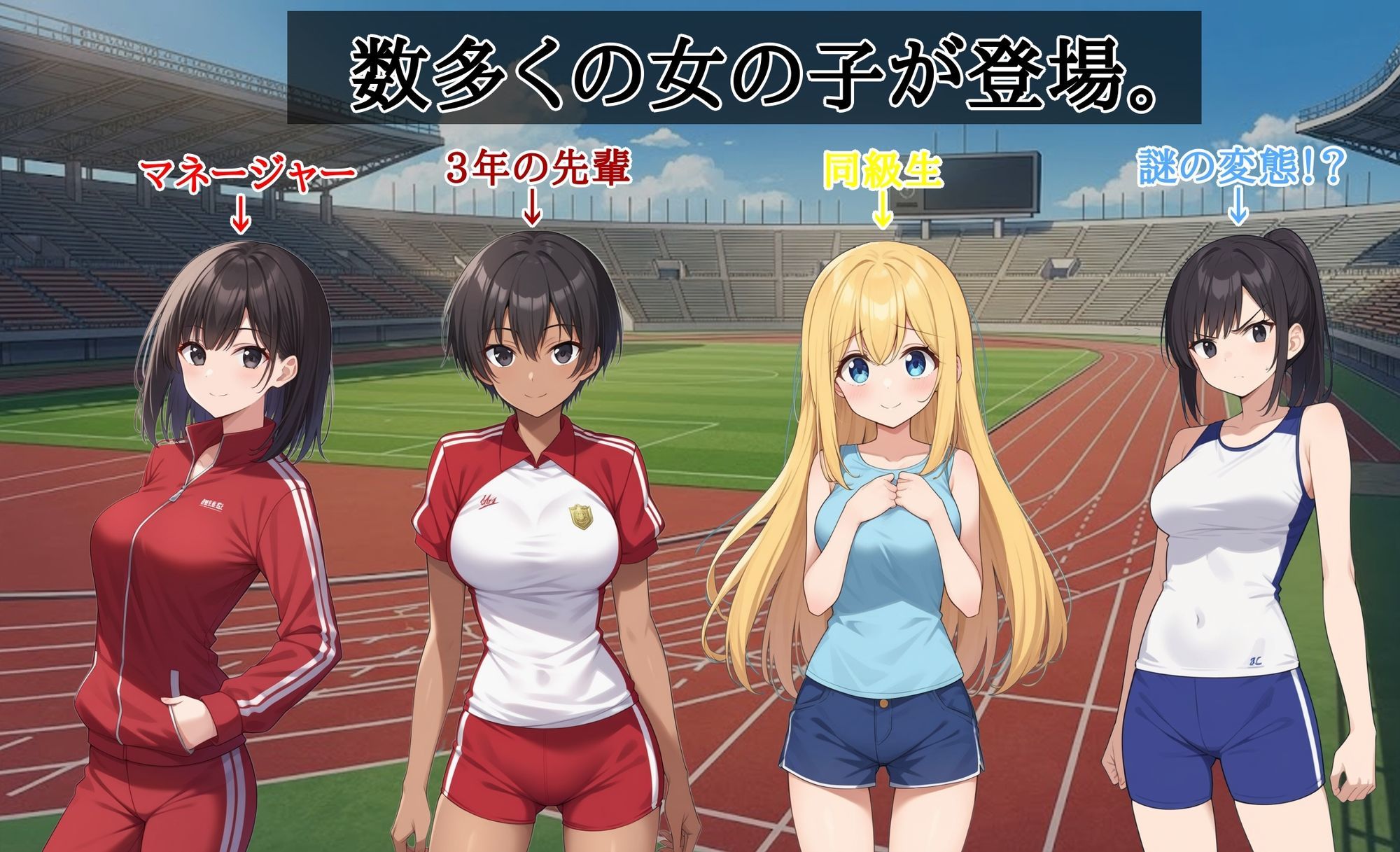 最下位は童貞、1位はハーレム。〜デスゲーム陸上〜 サンプル画像6