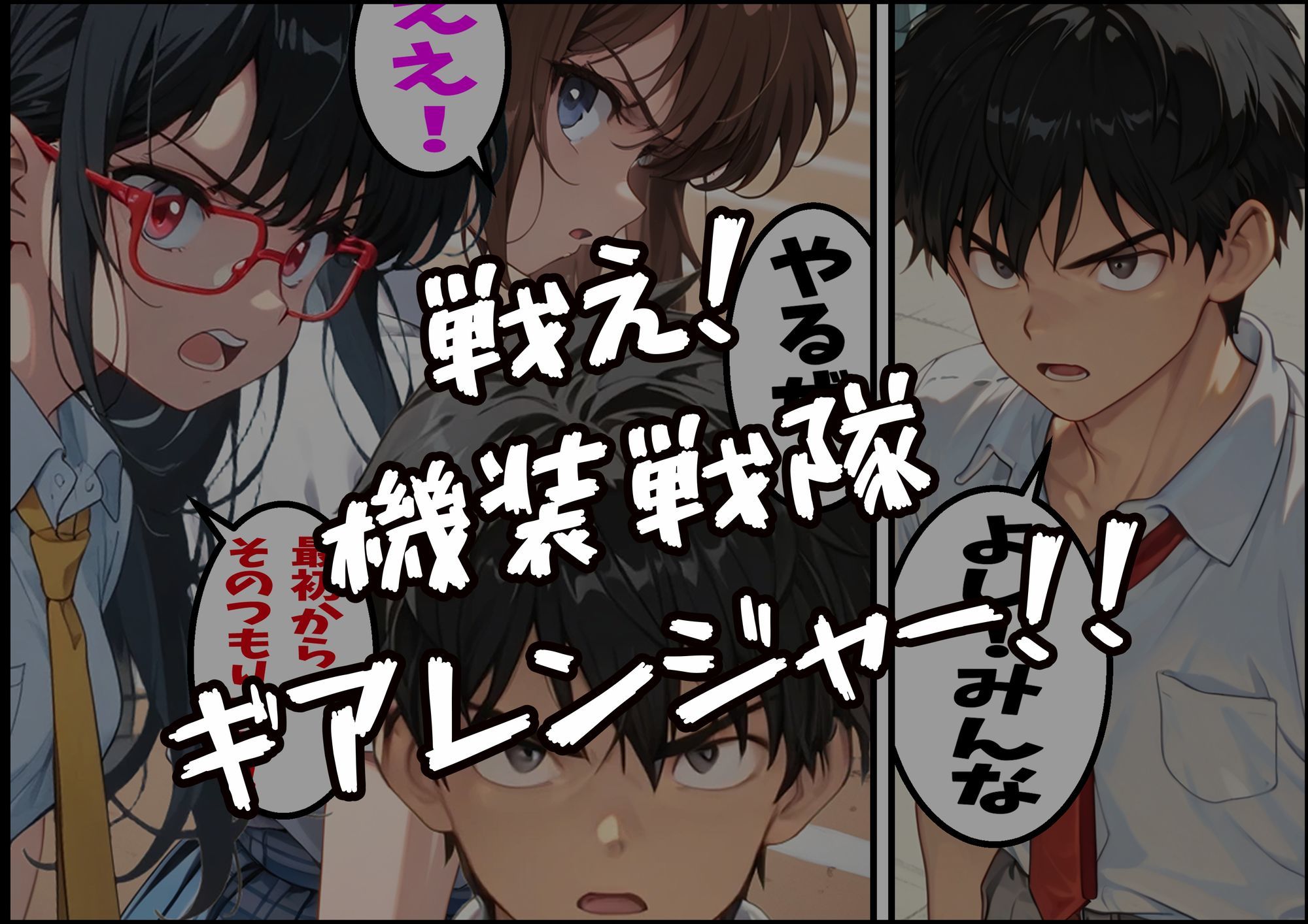 機装戦隊ギアレンジャー 第一話 戦隊ヒロインドキドキの初H？ サンプル画像5