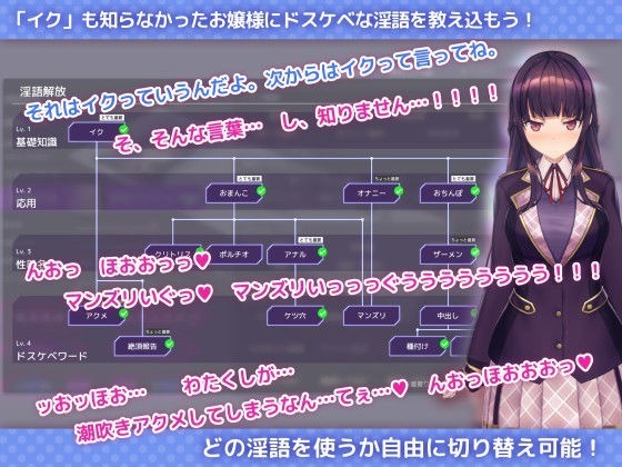 洗脳アプリで清楚なお嬢様をドスケベ調教するシミュレーション サンプル画像7