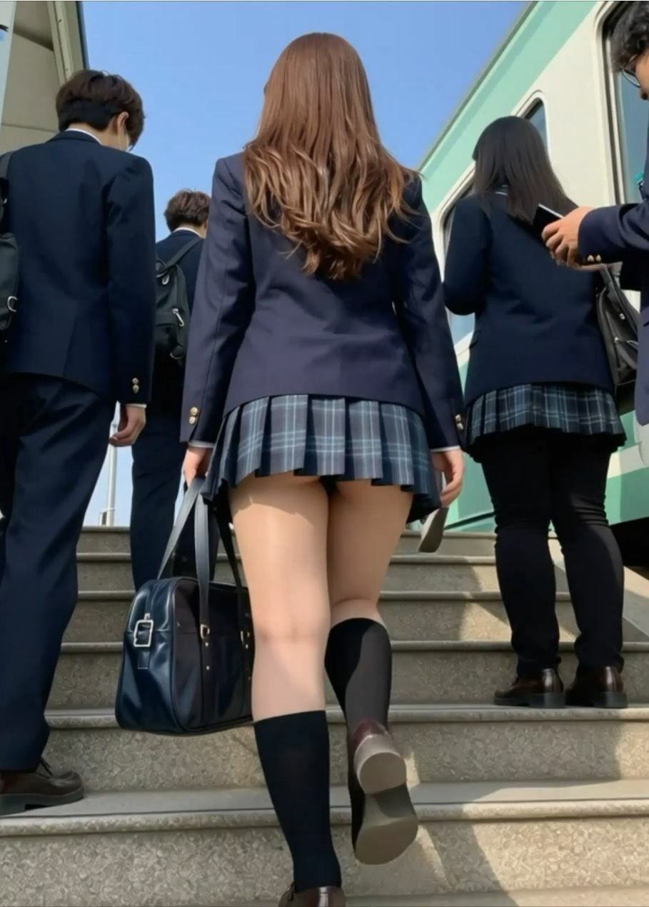 狙われた女子●生  壊された日常  電車内乱交 サンプル画像4