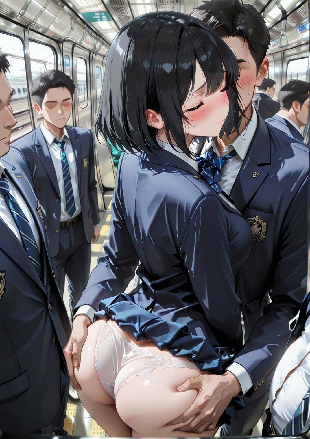 痴●専用車両  閉じ込められた密室3JK サンプル画像10