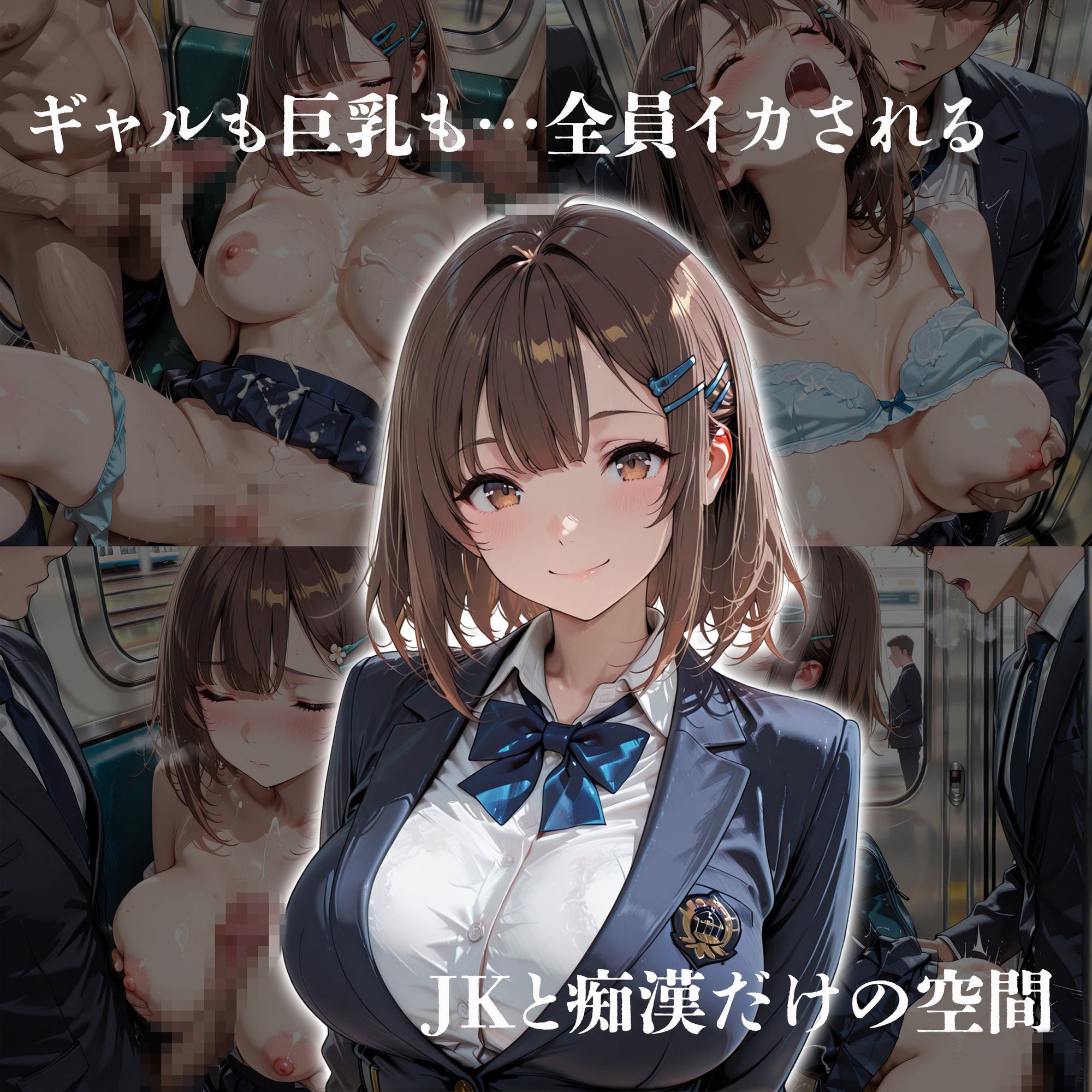 痴●専用車両  閉じ込められた密室3JK サンプル画像3