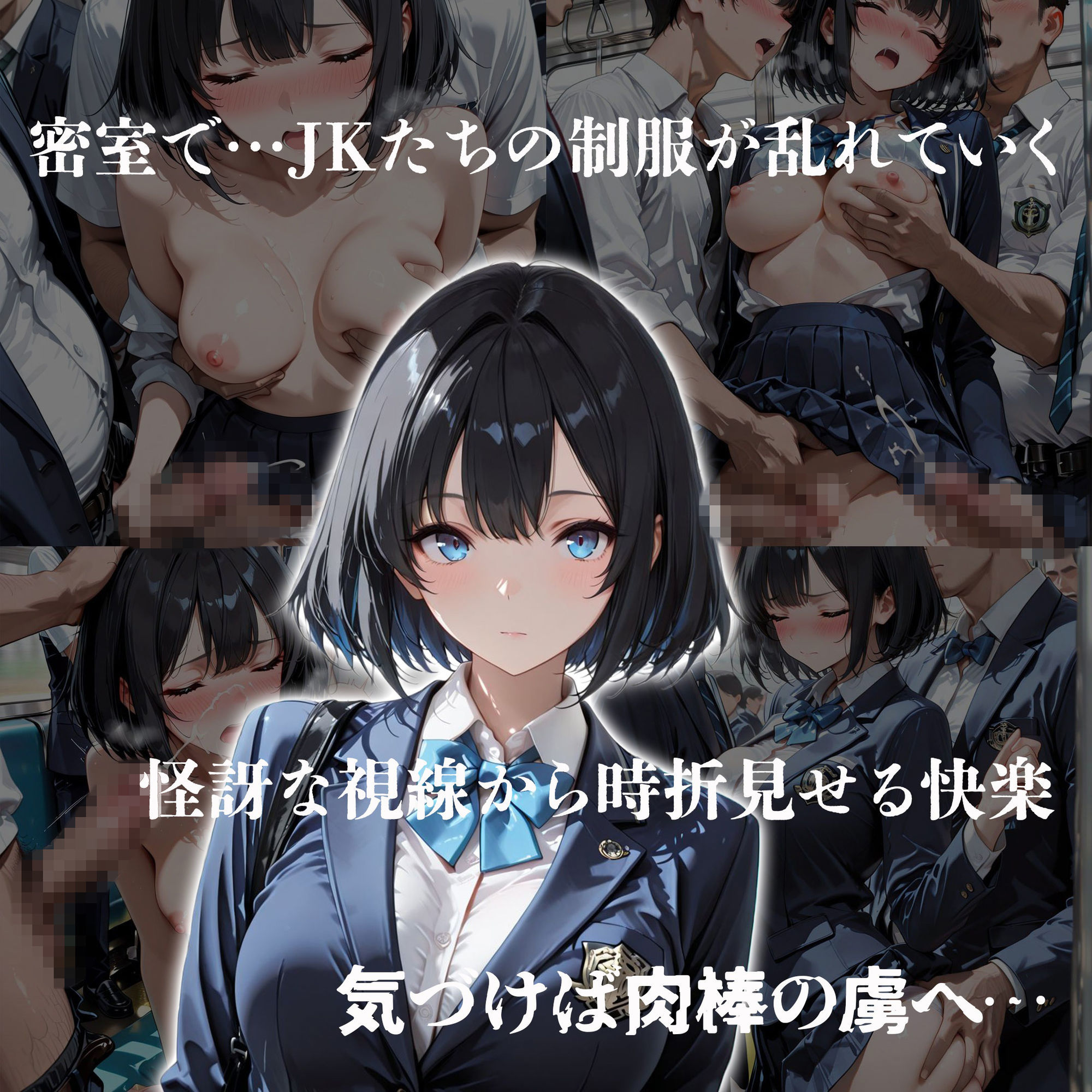 痴●専用車両  閉じ込められた密室3JK サンプル画像4