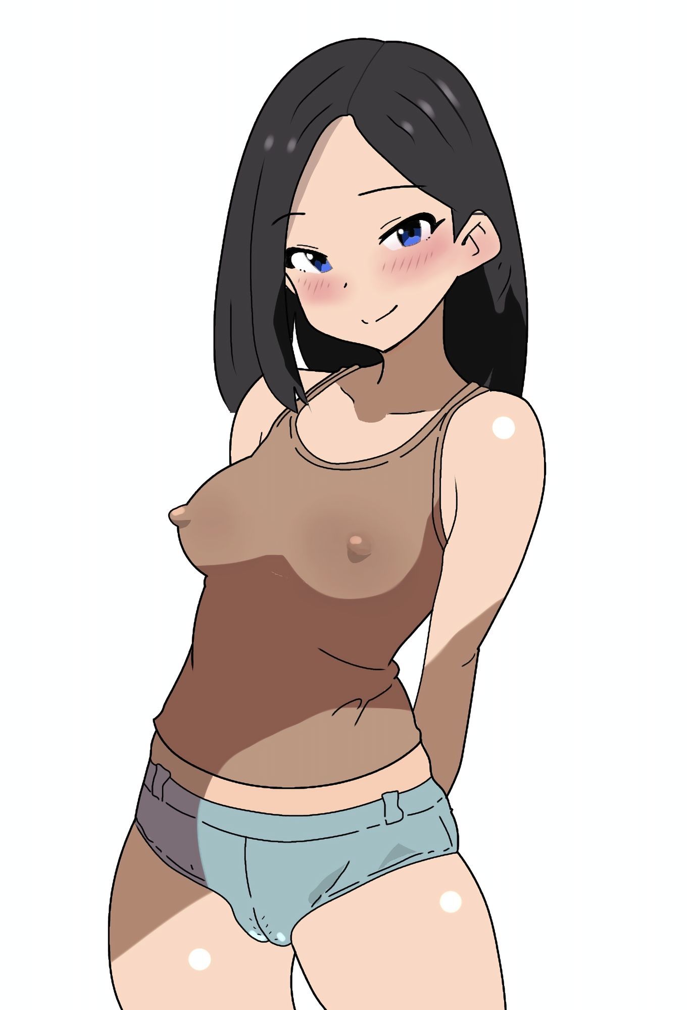 真夏になると平気で家の中で全裸になり、アイスを食べながらアニメを見ている妹の話。 サンプル画像5