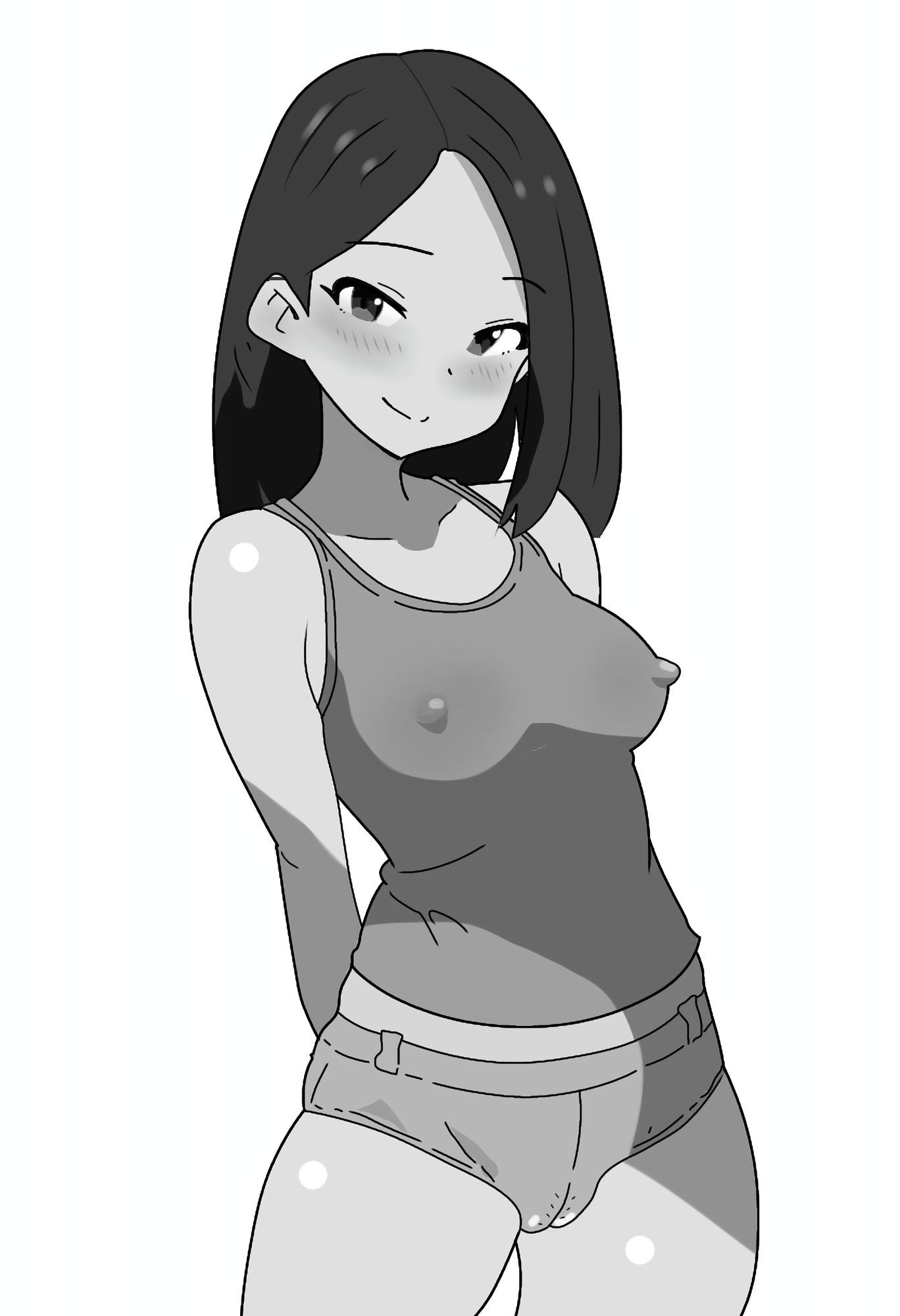 真夏になると平気で家の中で全裸になり、アイスを食べながらアニメを見ている妹の話。 サンプル画像8